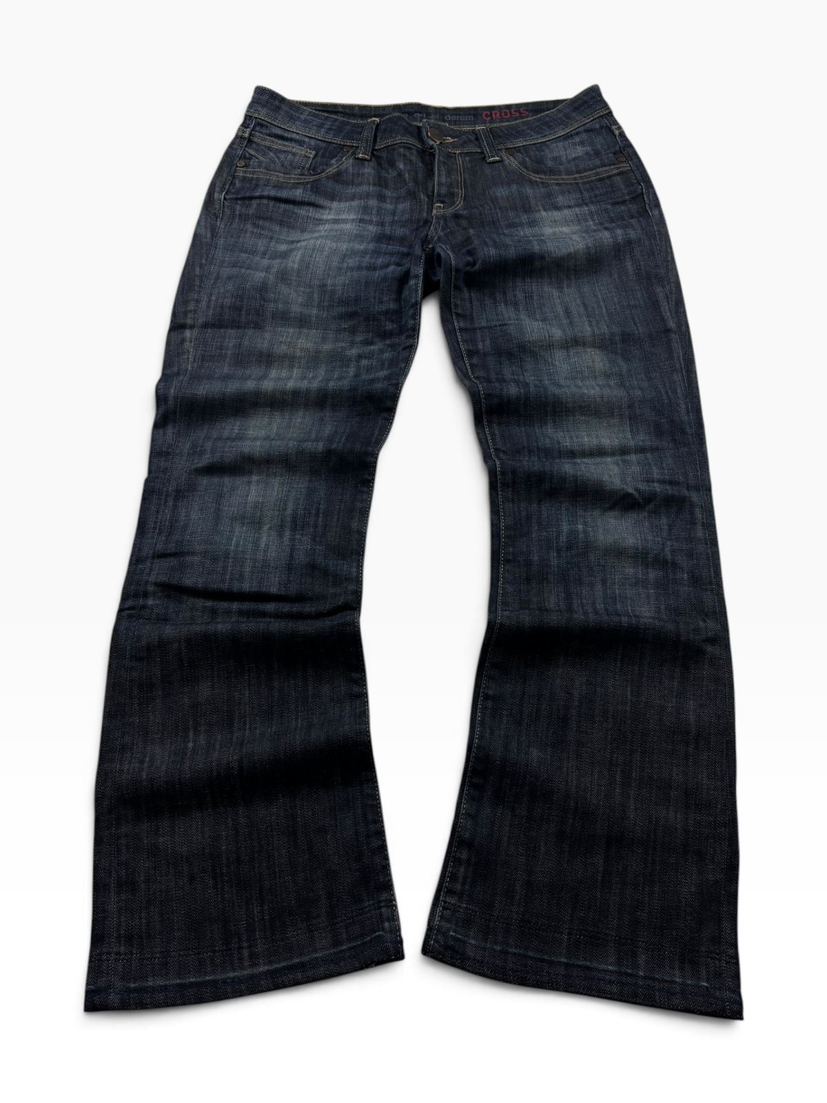 Vintage Y2K Bootcut Jeans Dark Wash (S/M)