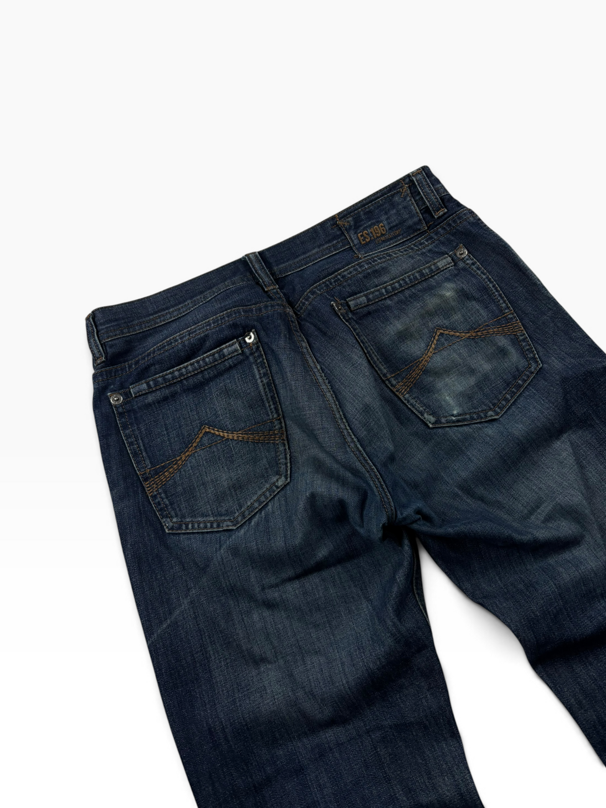 Vintage Y2K Relaxed Jeans Dark Wash (M/L)