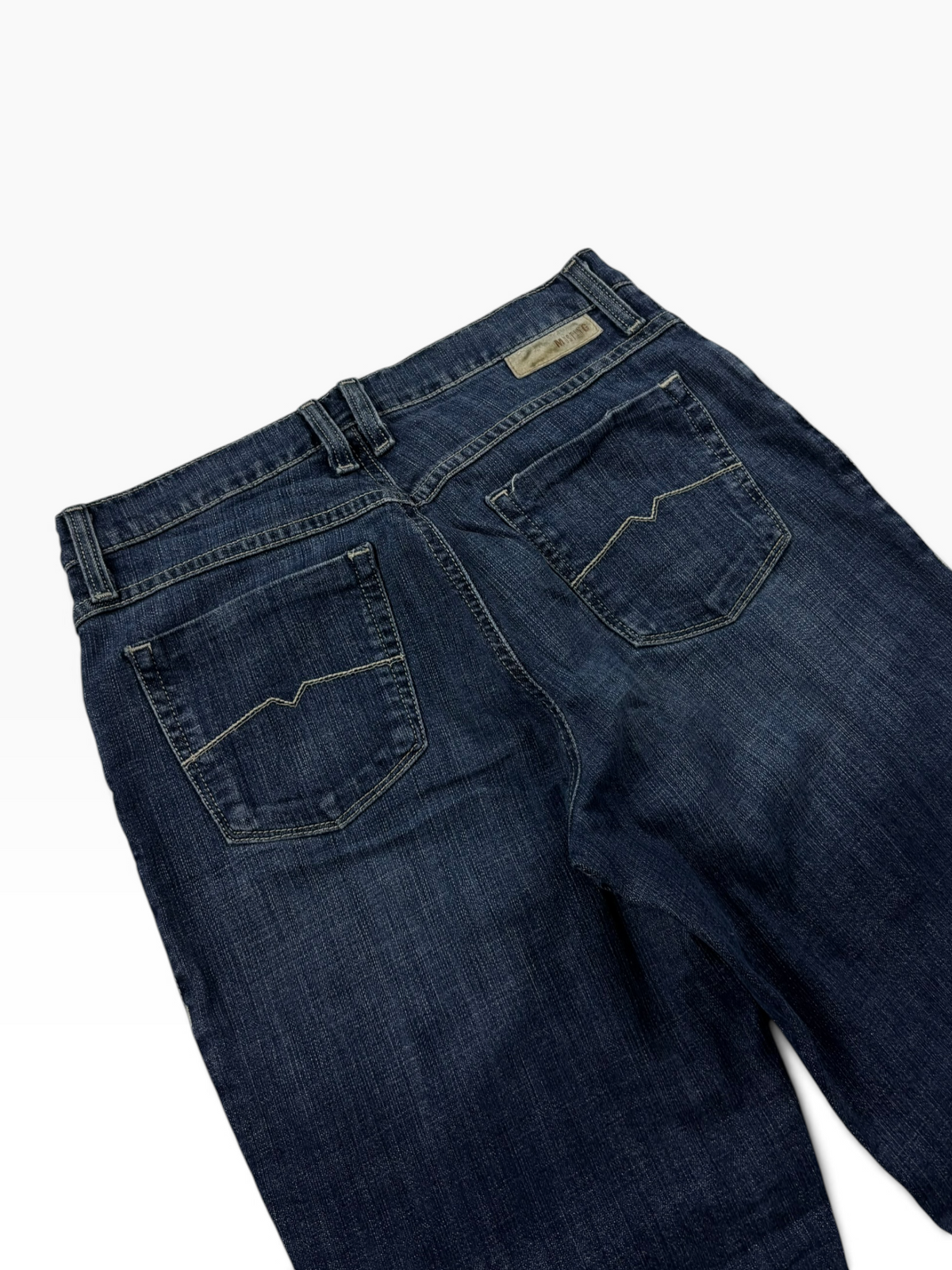 Vintage Y2K Straight Jeans Dark Wash (XS)