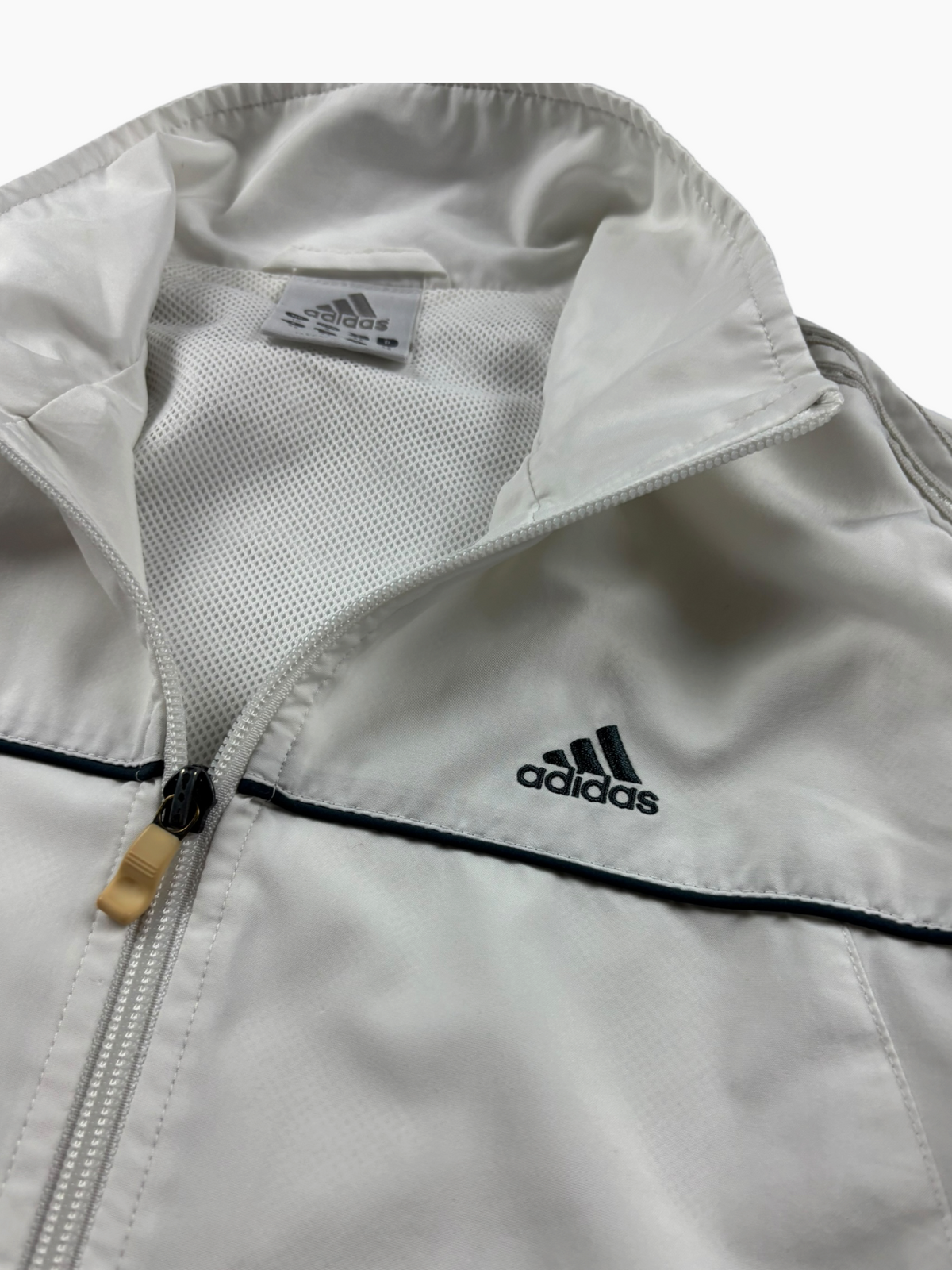 Adidas Trainingsjacke Weiß Schwarz (S)