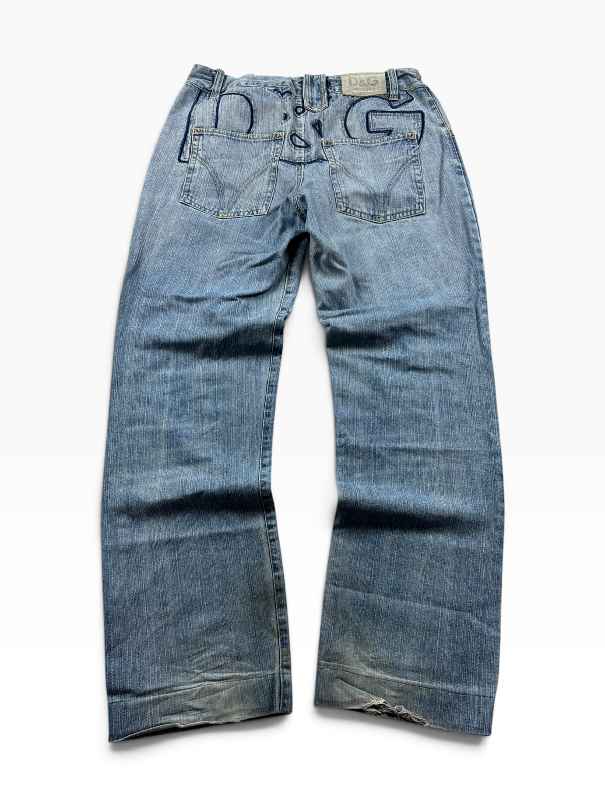 Dolce & Gabbana Y2K Jeans Light Wash (M)