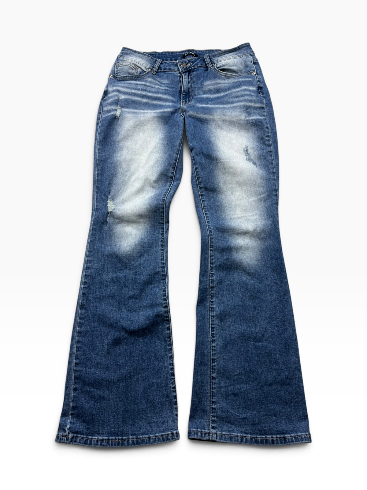 Vintage Y2K Damen Bootcut Jeans Light Wash (S)