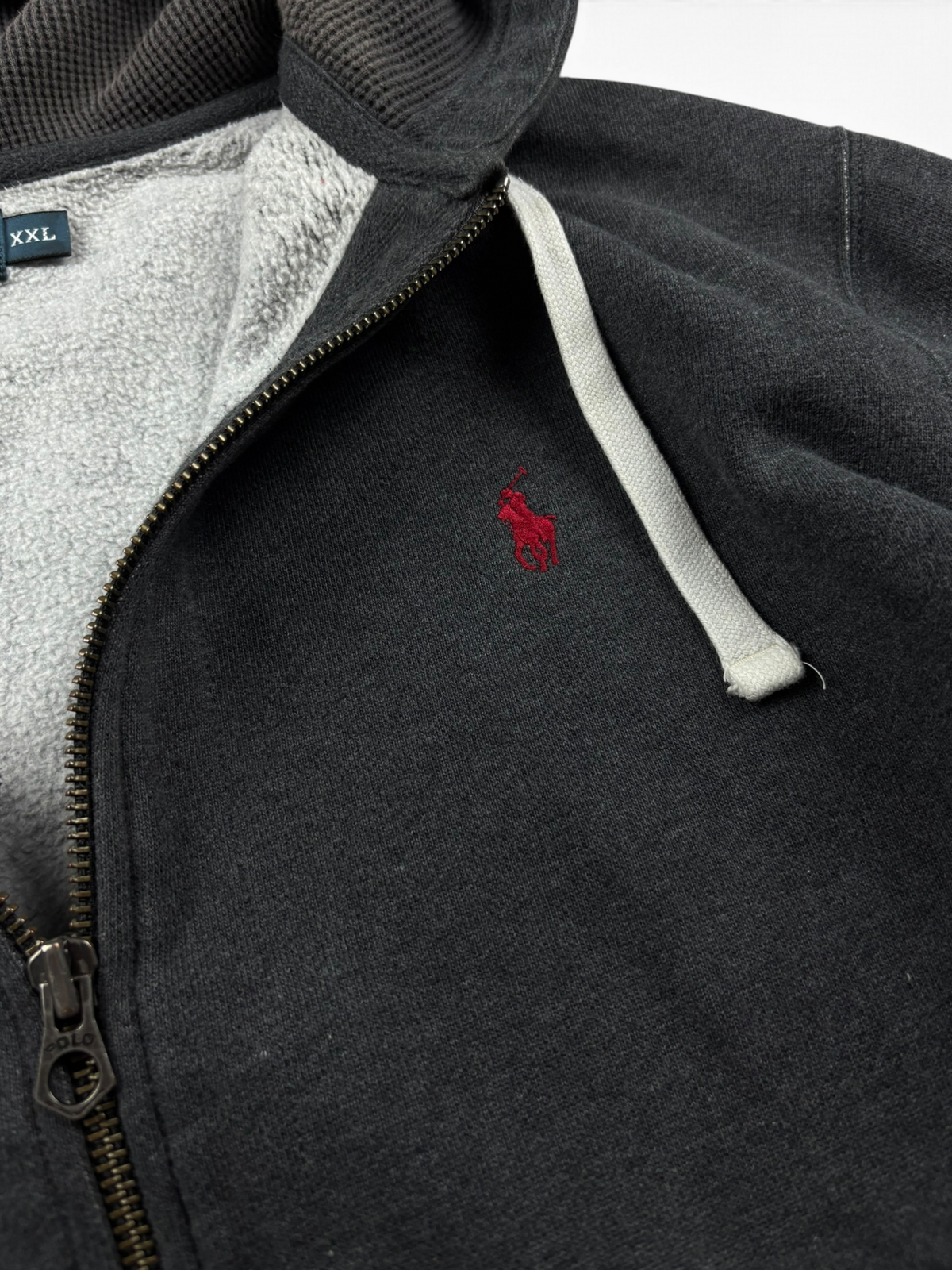 Ralph Lauren Zip Hoodie Anthrazit (L/XL)