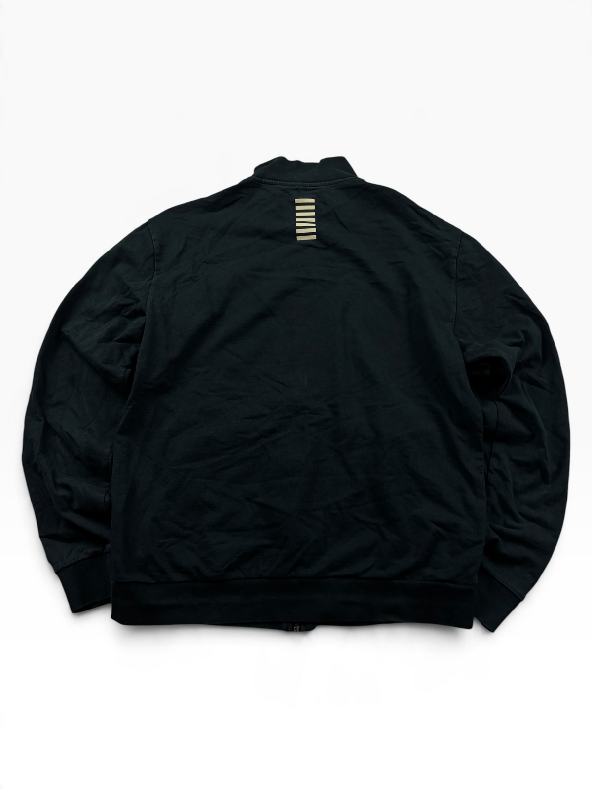 EA7 Emporio Armani Zip Jacke Schwarz Gold (M)