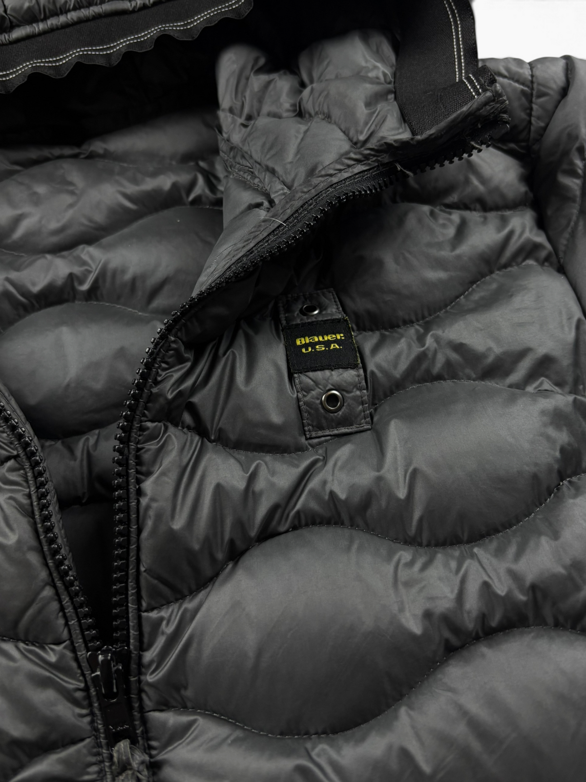 Blauer USA Puffer Jacke Grau (S)