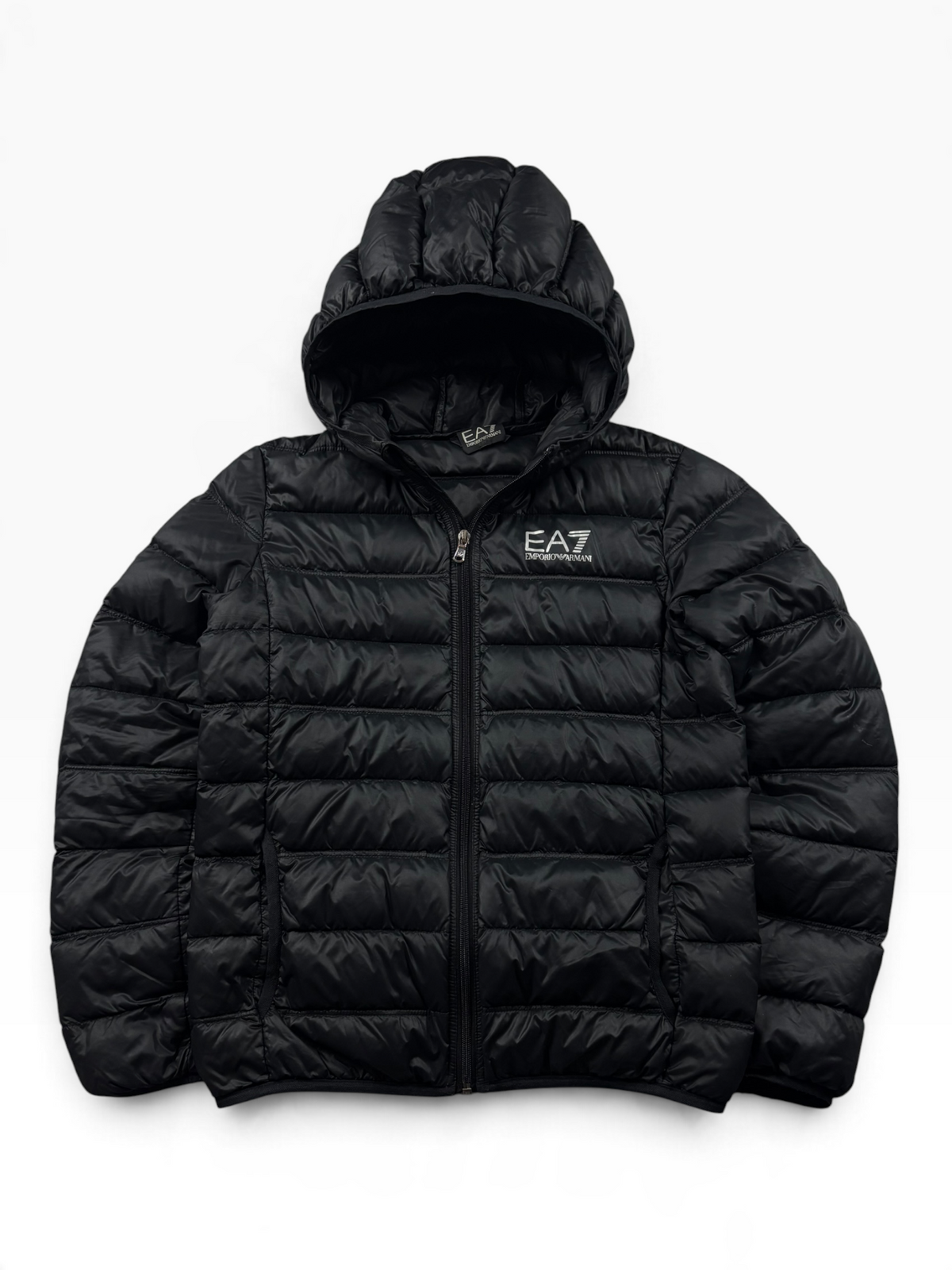 EA7 Emporio Armani Puffer Jacke Schwarz (XS)