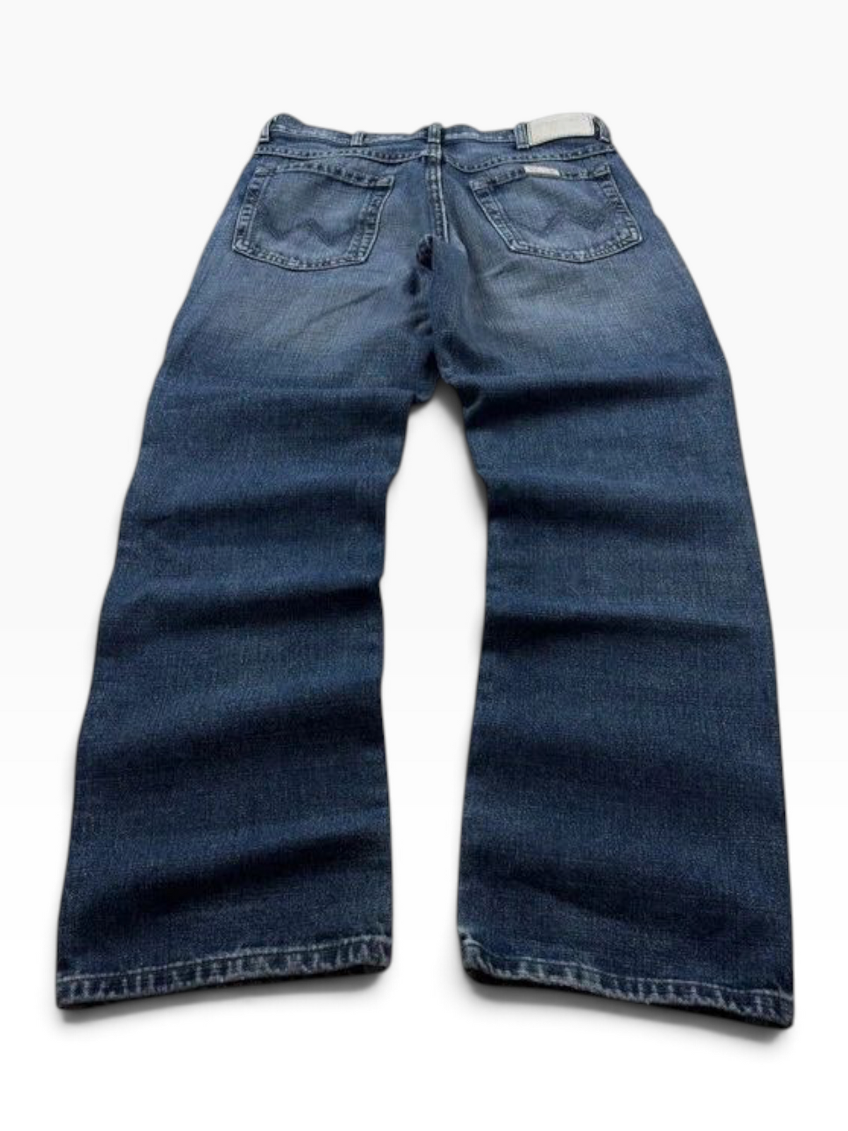 Vintage Y2K Straight Jeans Mid Wash Back