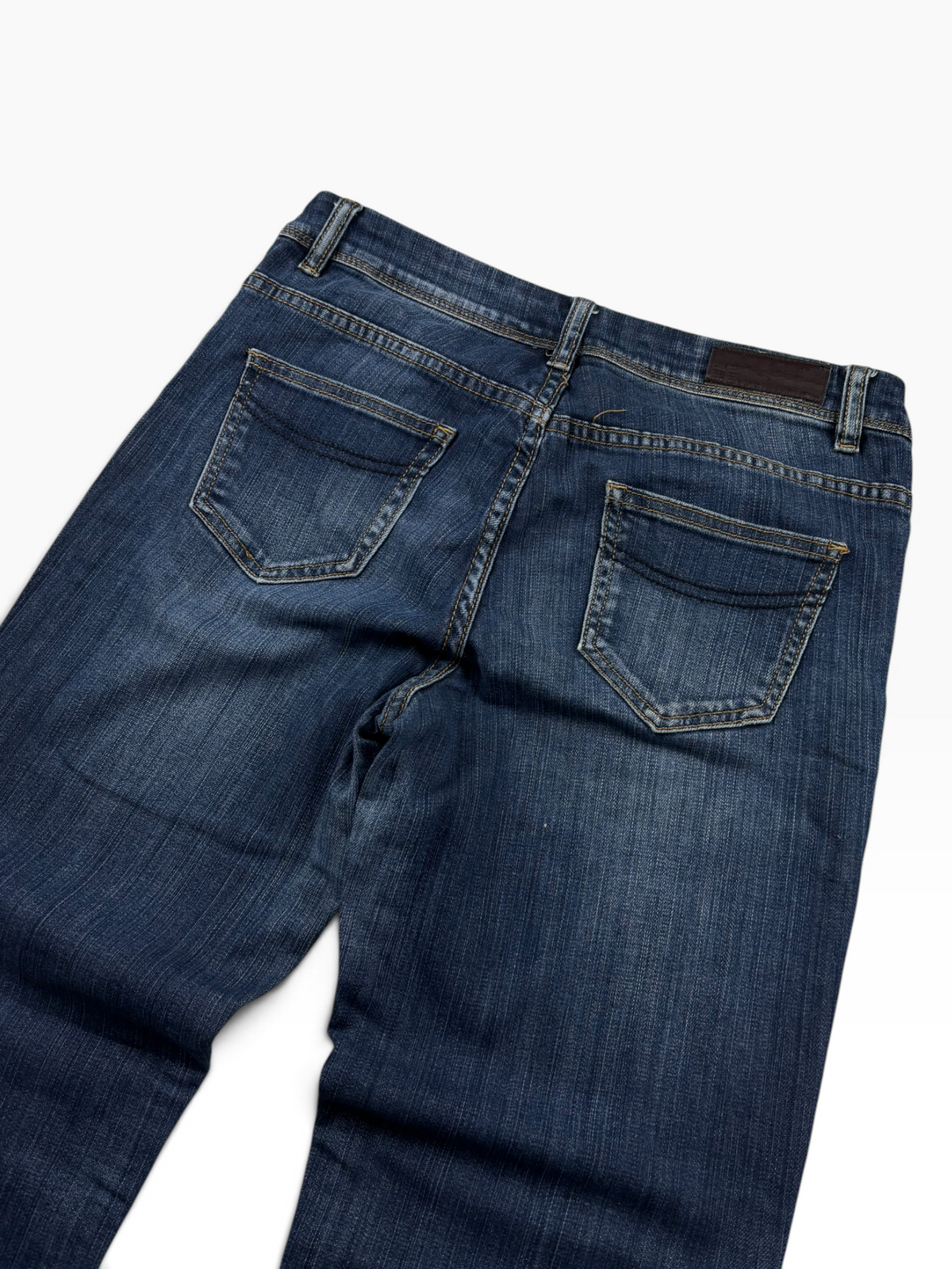 Vintage Y2K Straight Jeans Dark Wash (M)