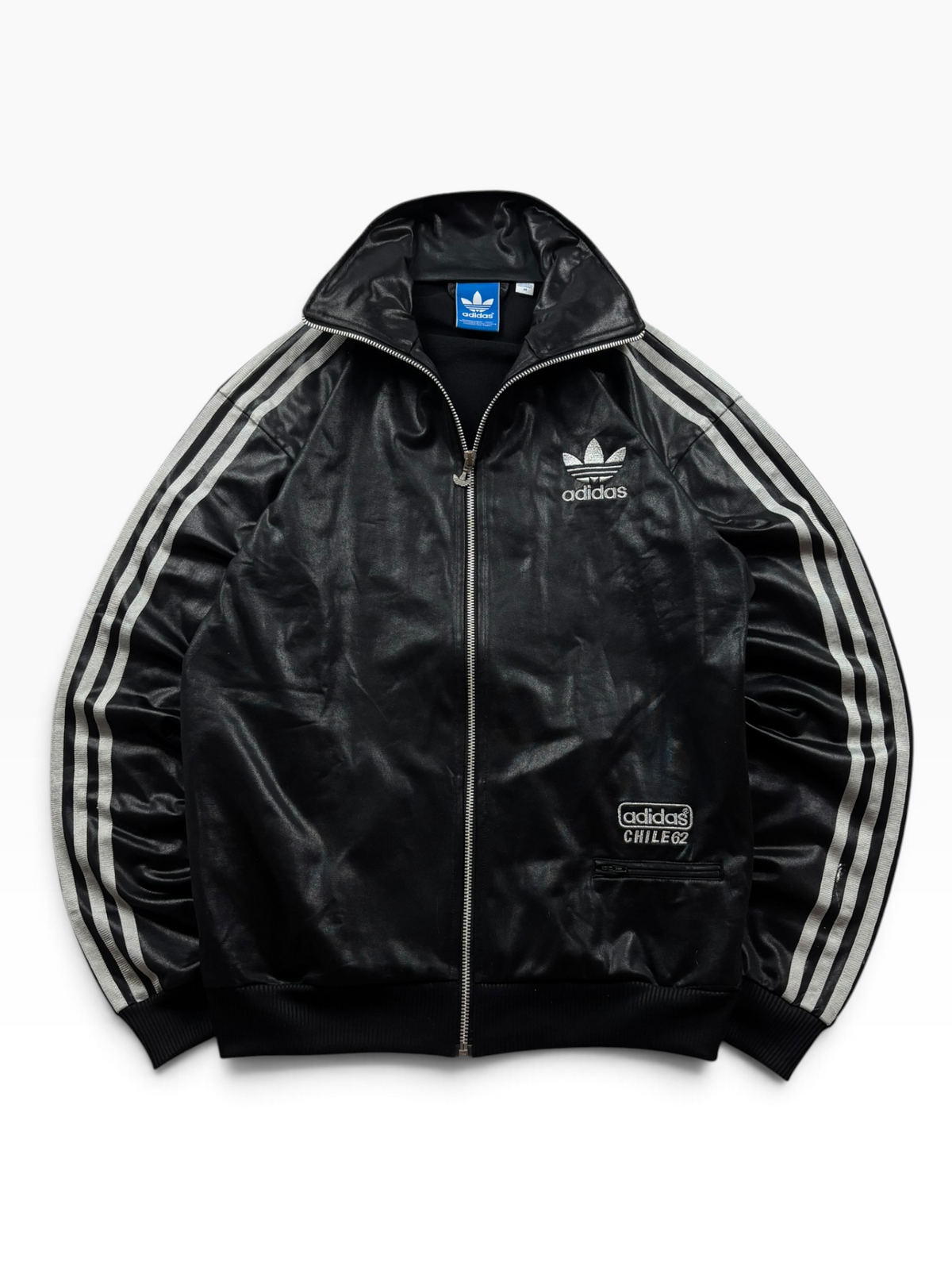 Adidas Originals Chile 62 Trainingsjacke Schwarz Front