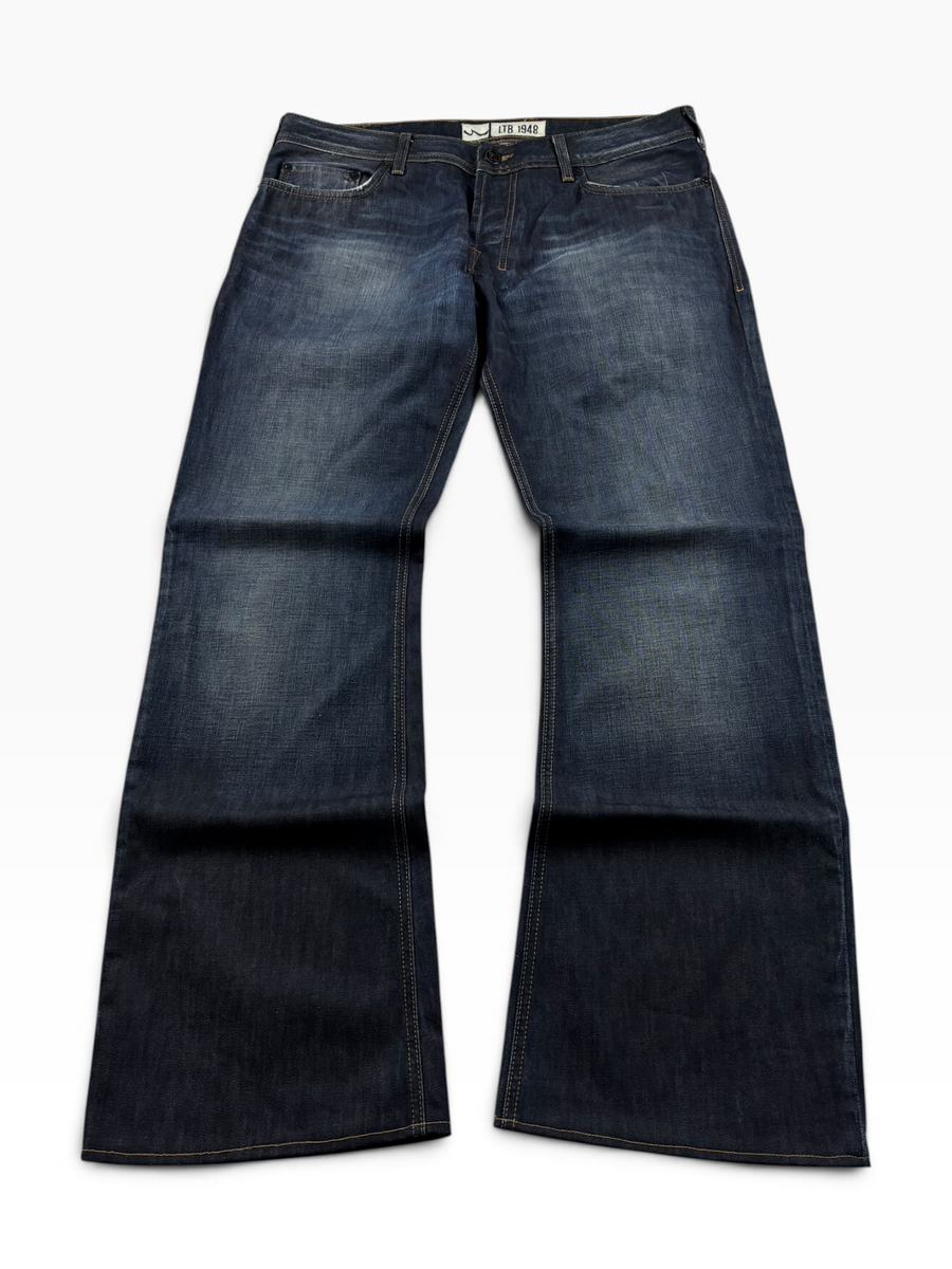 Vintage Y2K Bootcut Jeans Dark Wash (L)