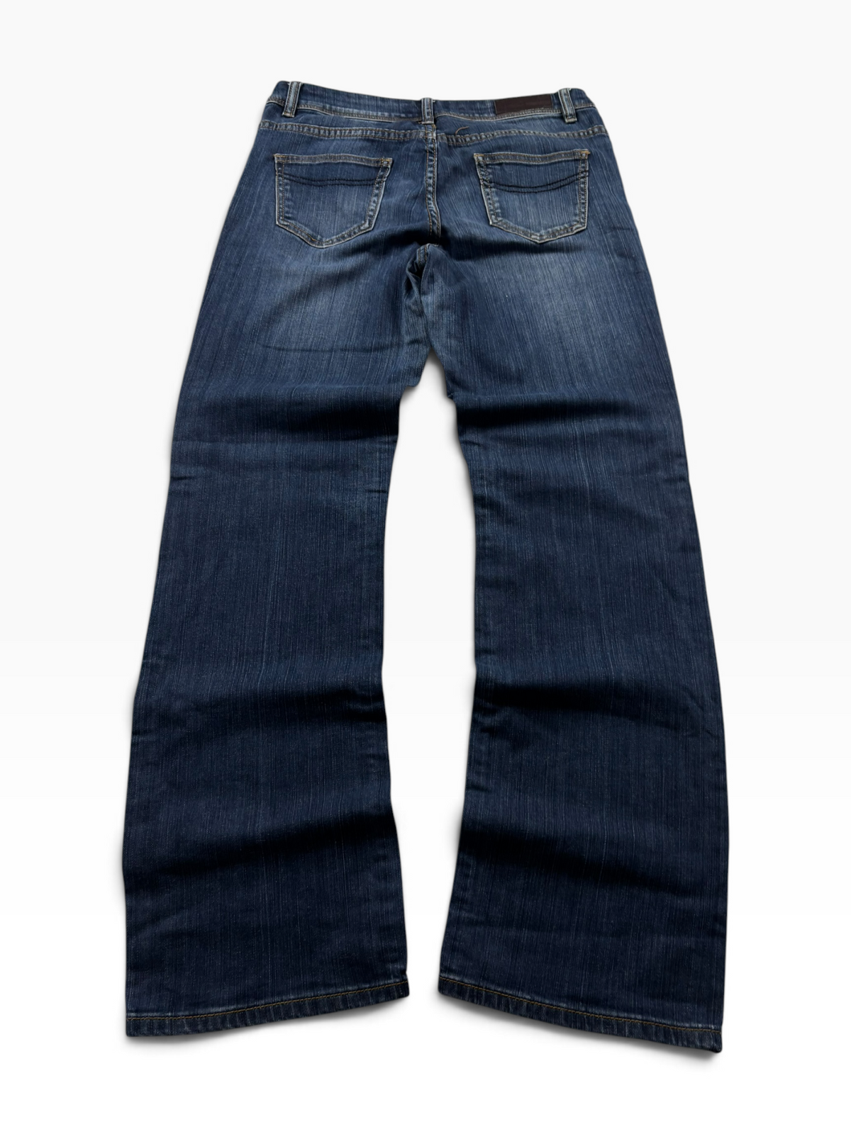 Vintage Y2K Straight Jeans Dark Wash (M)