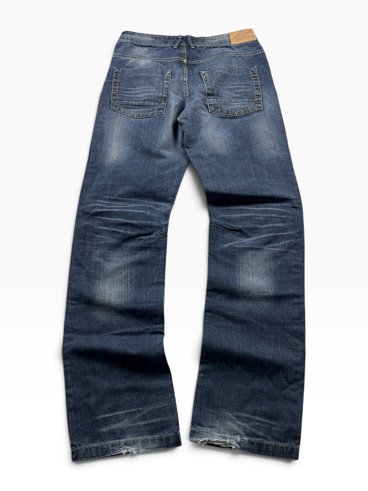 Vintage Y2K Straight Jeans Mid Wash (M)