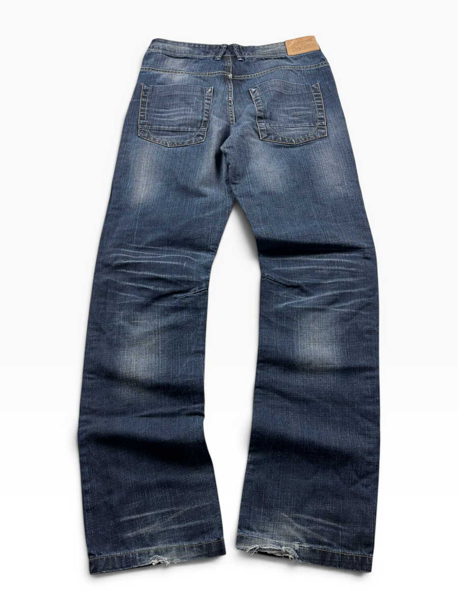 Vintage Y2K Straight Jeans Mid Wash (M)