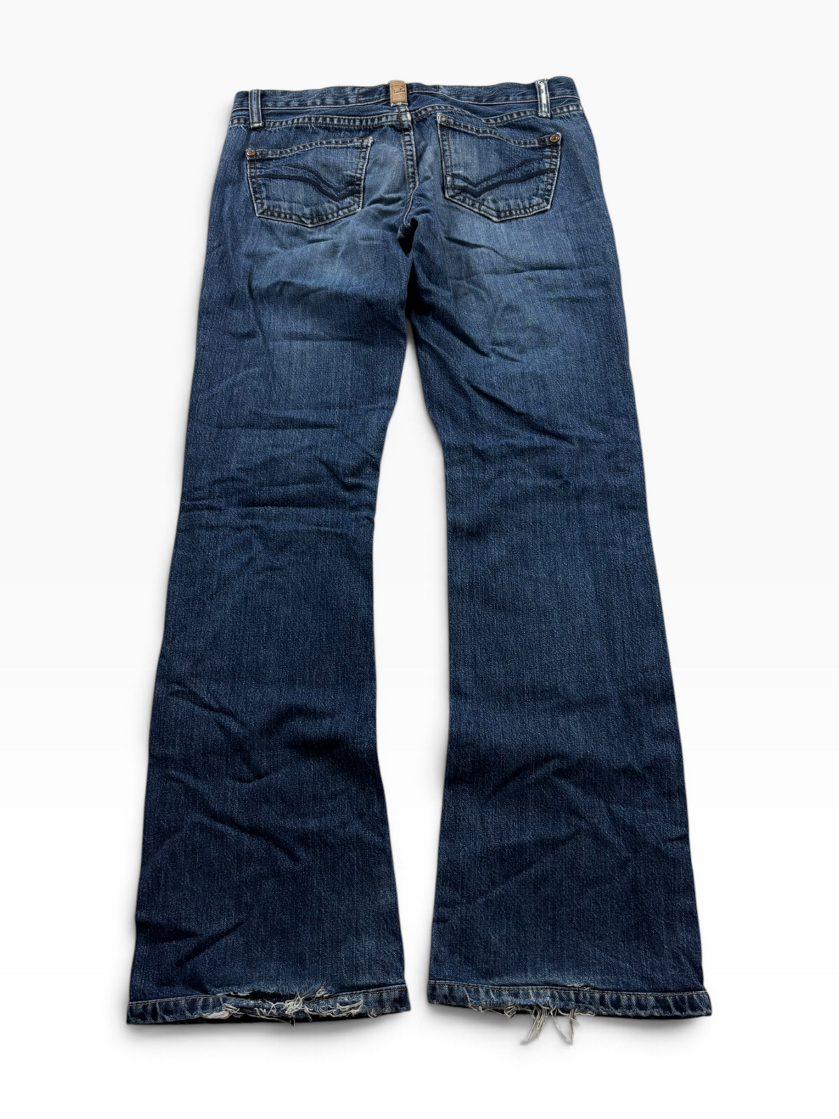Vintage Y2K Damen Bootcut Jeans Mid Wash (XS)