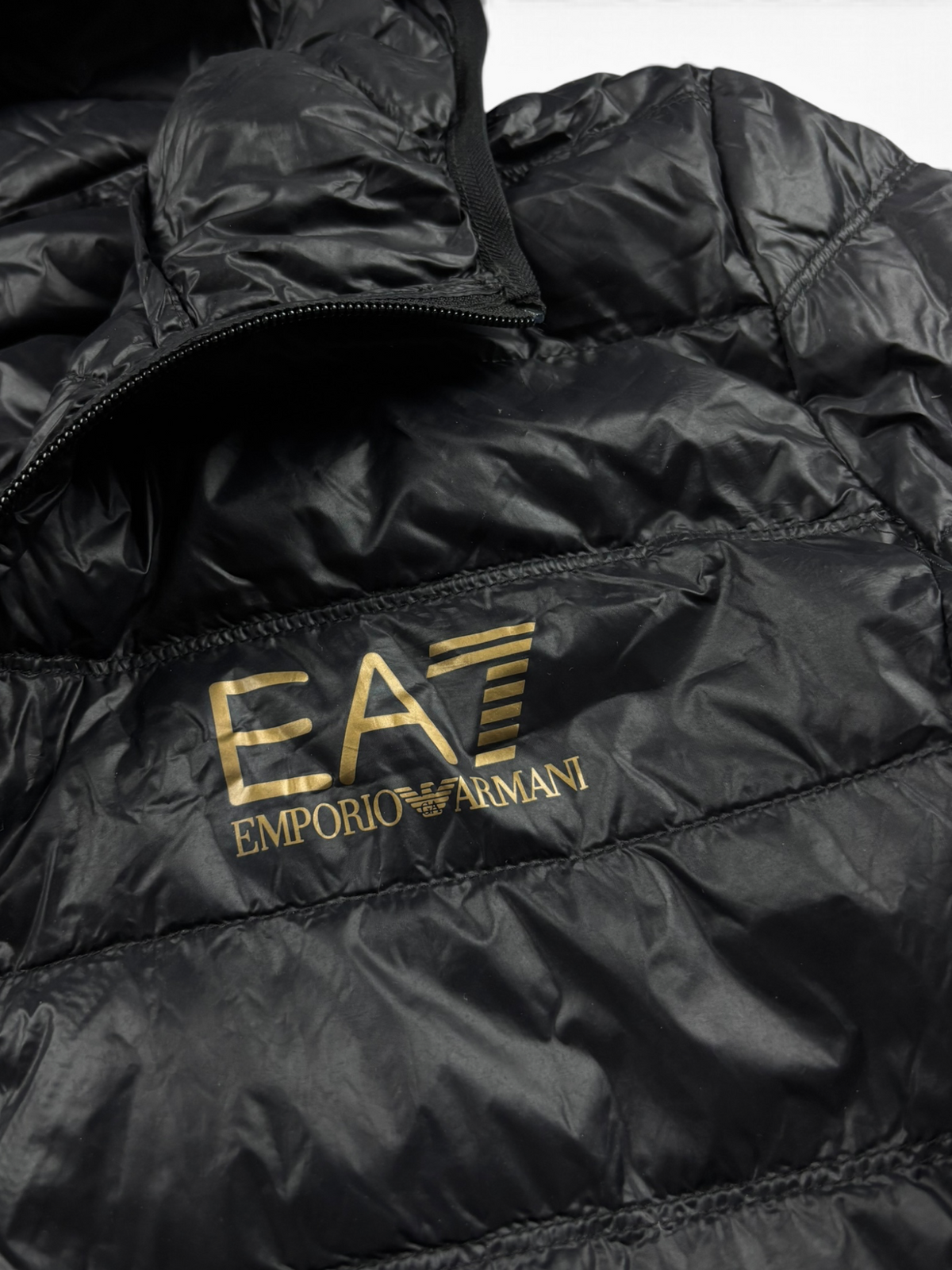EA7 Emporio Armani Puffer Jacke Logo Detail