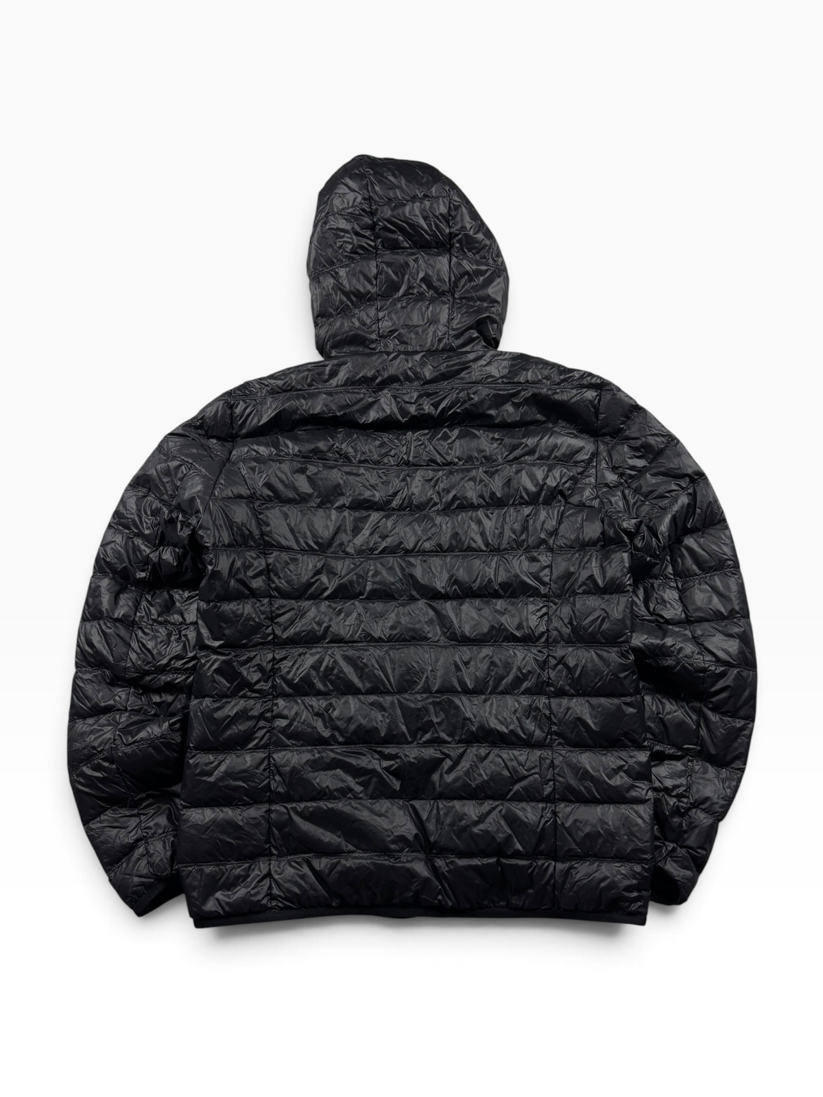EA7 Emporio Armani Puffer Jacke Schwarz Back