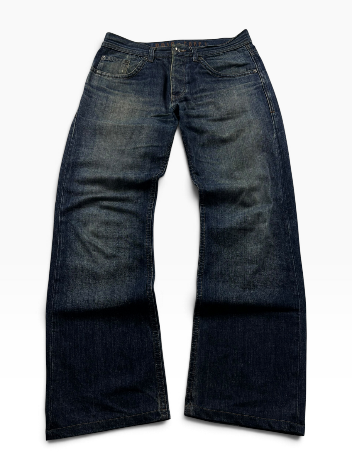 Vintage Y2K Relaxed Jeans Dark Wash (M/L)