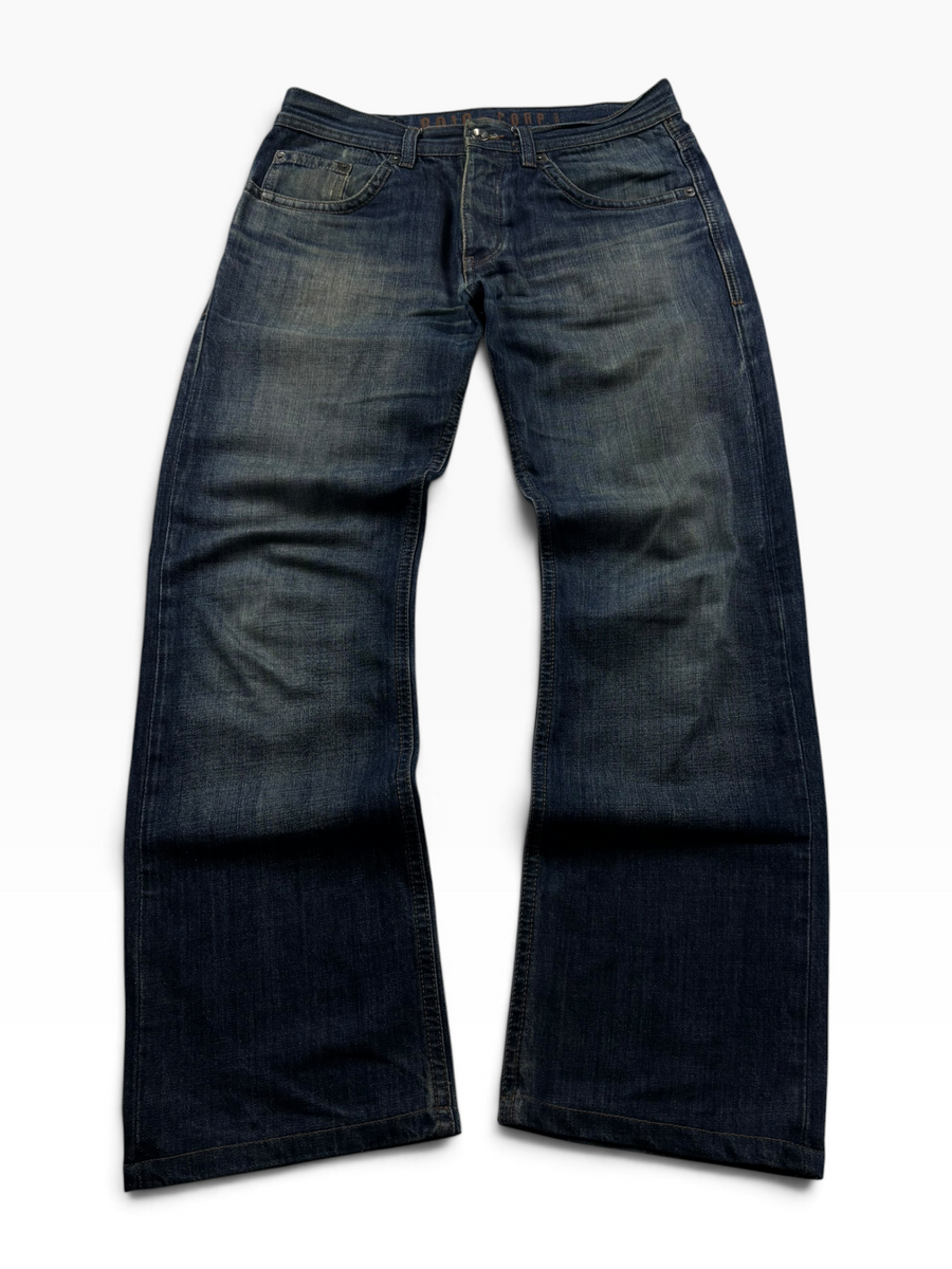 Vintage Y2K Relaxed Jeans Dark Wash (M/L)