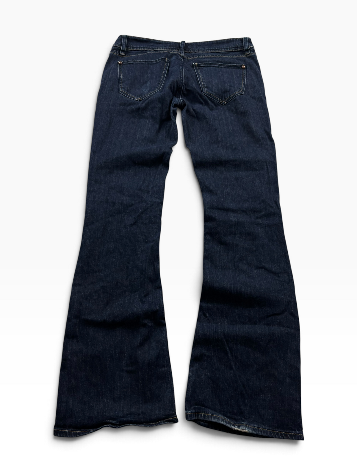 Vintage Y2K Damen Bootcut Jeans Dark Wash (XS)