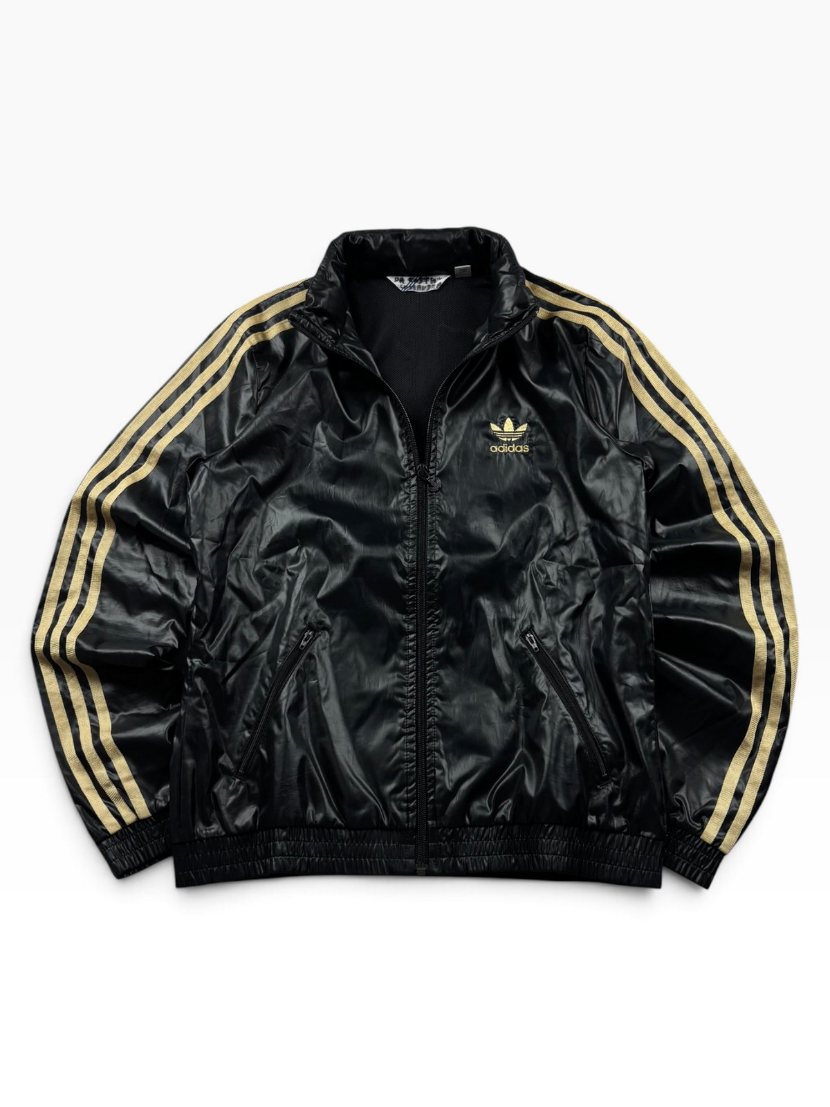 Adidas Originals Firebird Windbreaker Schwarz Gold (S)
