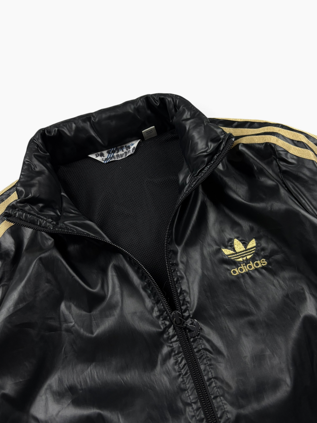 Adidas Originals Firebird Windbreaker Schwarz Gold (S)