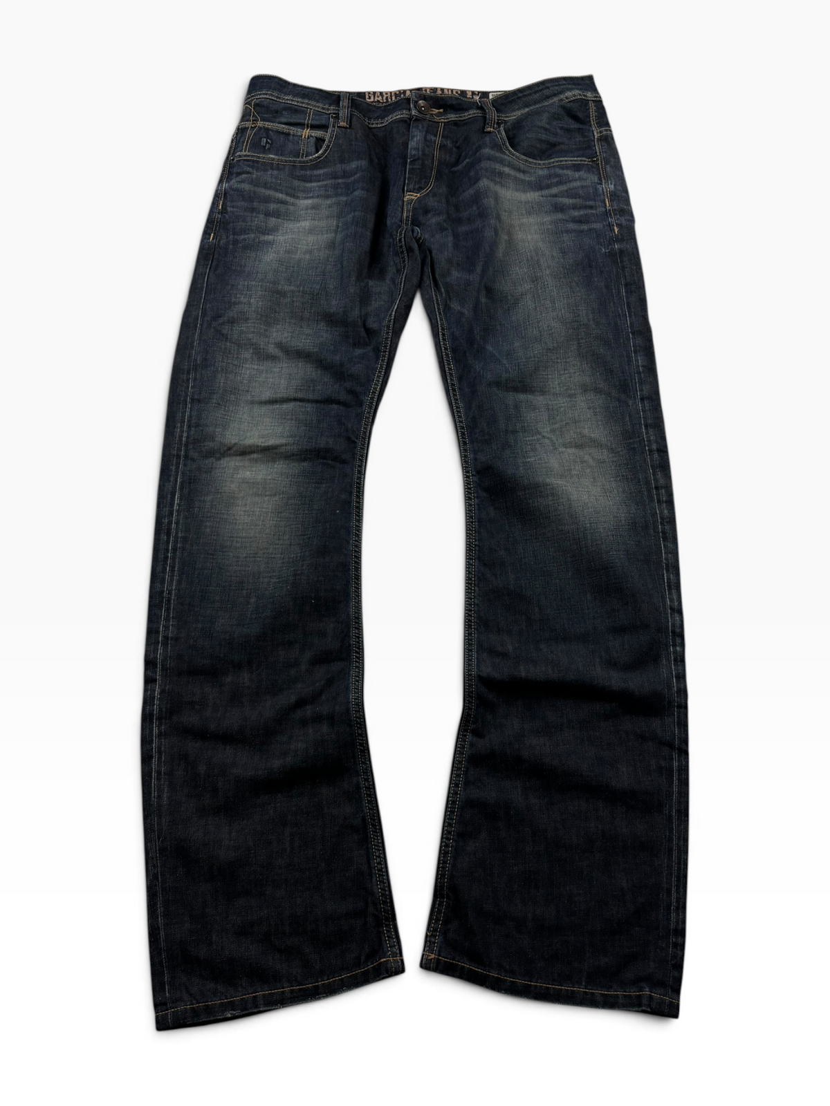 Vintage Y2K Straight Jeans Dark Wash (XL)