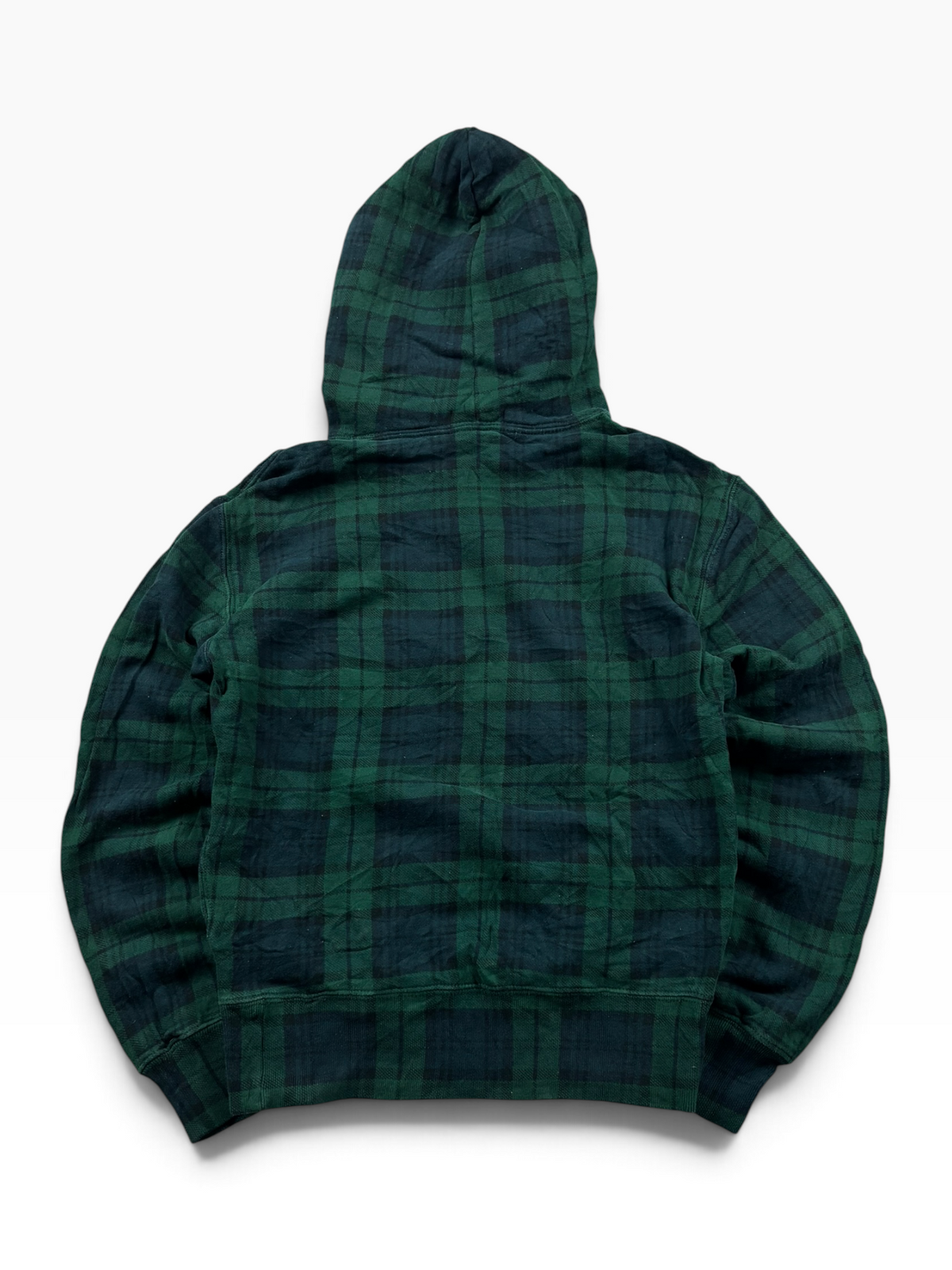 Ralph Lauren Polo Bear Hoodie Grün Kariert (XS)