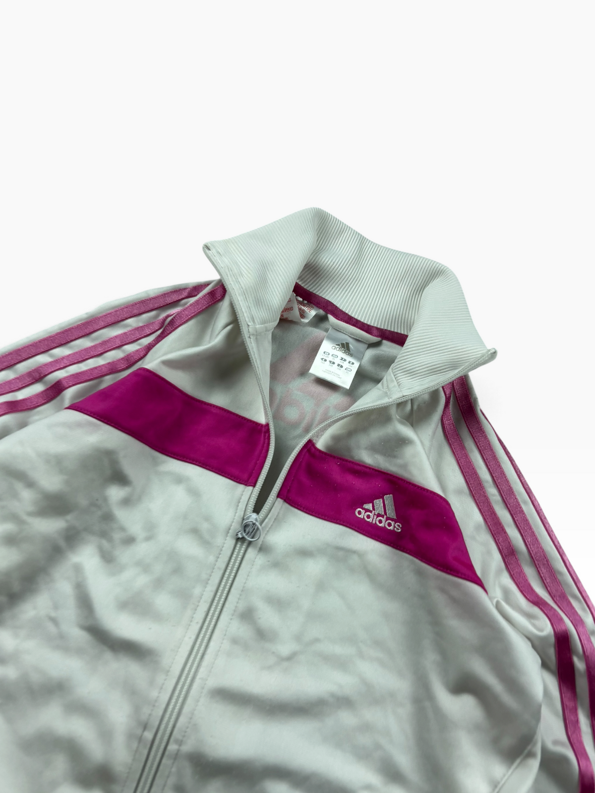 Adidas Trainingsjacke Weiß Pink (XS)