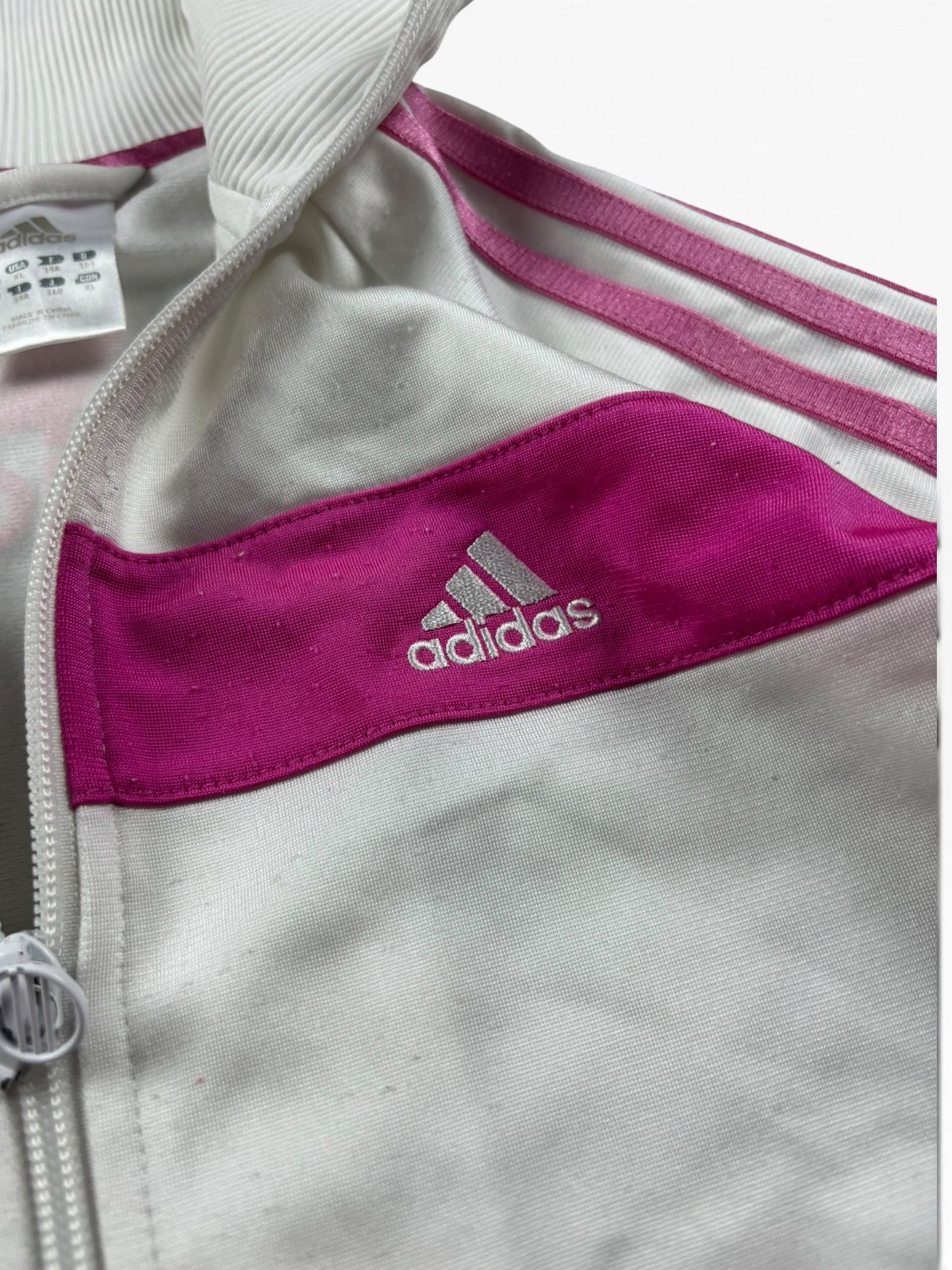 Adidas Trainingsjacke Weiß Pink (XS)