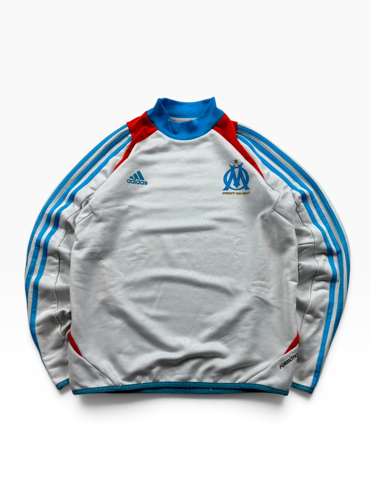 Adidas Olympique Marseille Trainingspullover Weiß (XS)