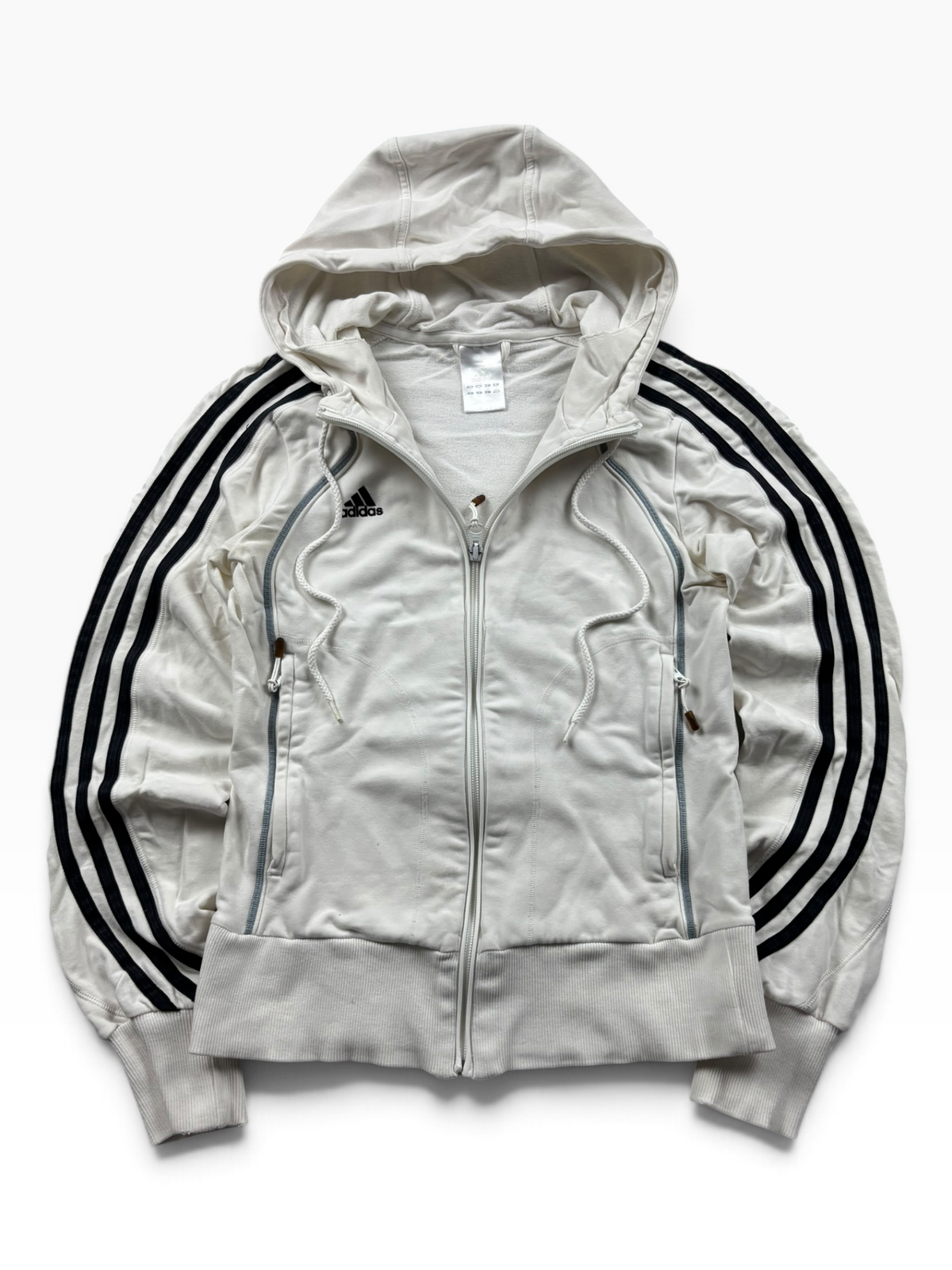 Adidas Damen Zip Jacke Weiß (XS)