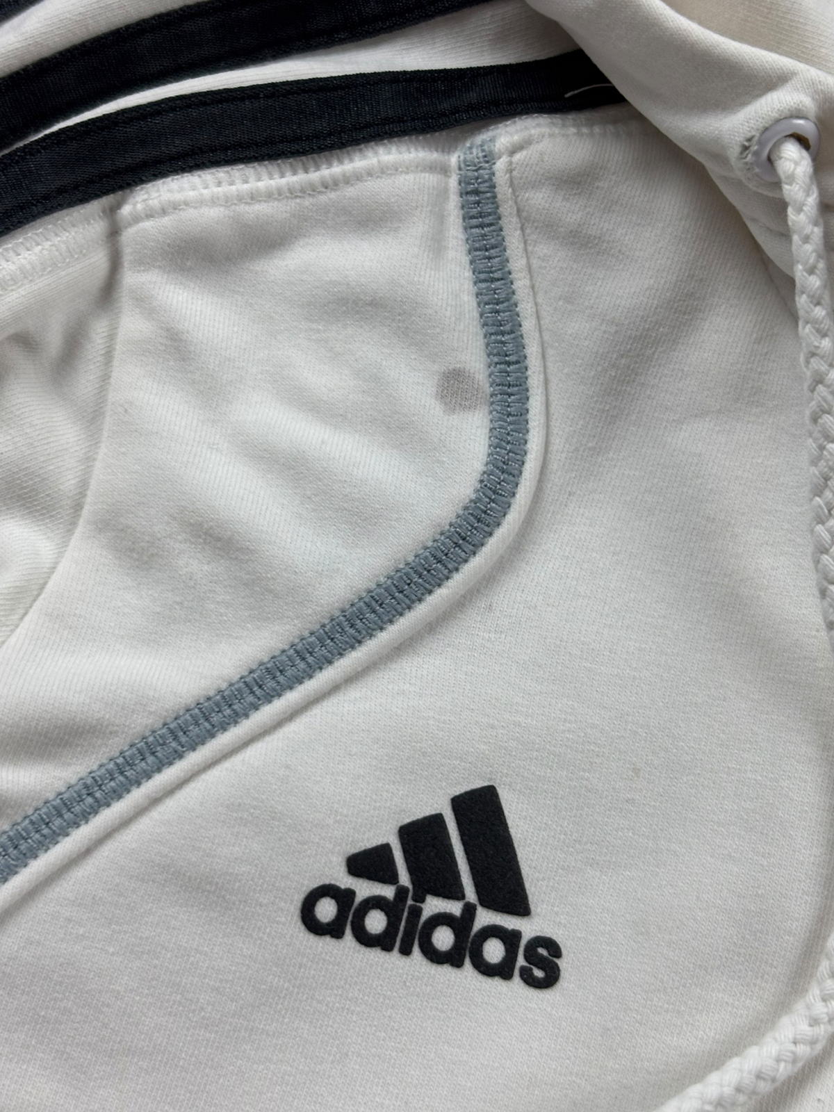 Adidas Damen Zip Jacke Weiß (XS)