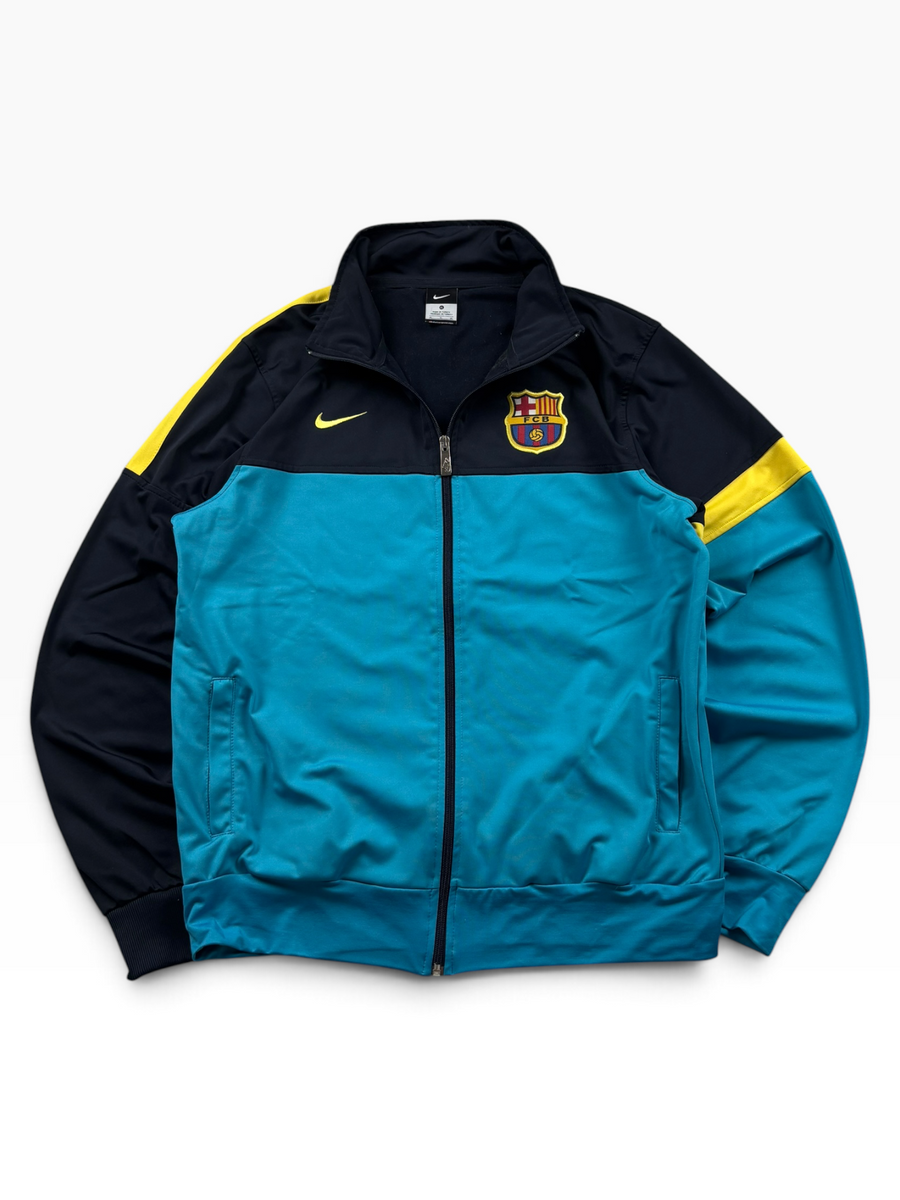 Nike FC Barcelona Trainingsjacke Navy Türkis (L)