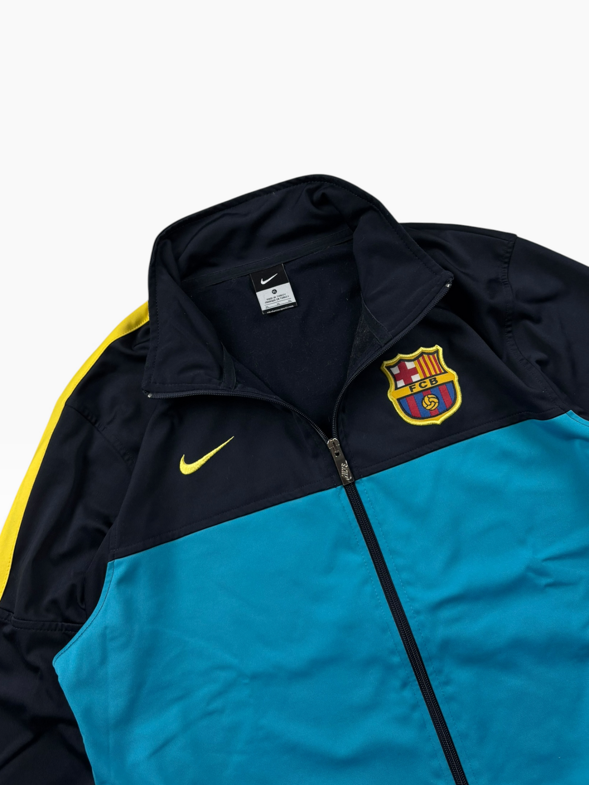 Nike FC Barcelona Trainingsjacke Navy Türkis (L)