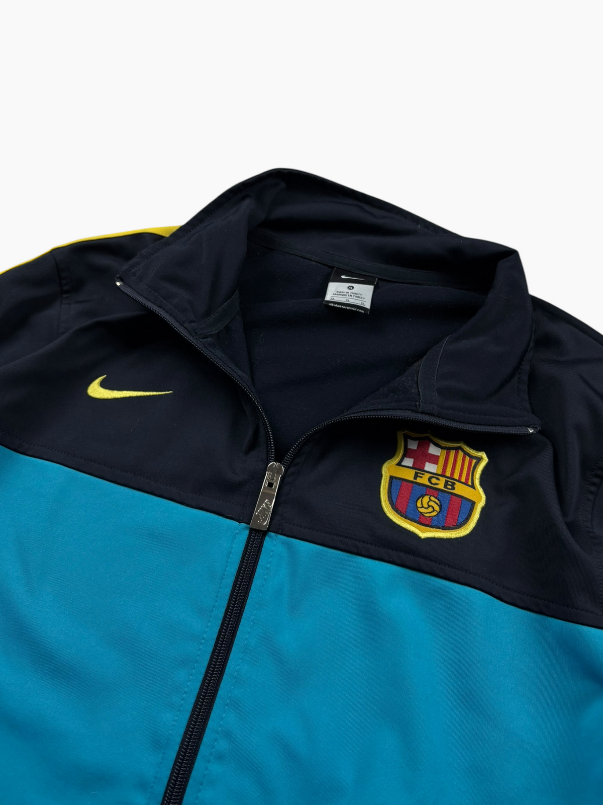 Nike FC Barcelona Trainingsjacke Navy Türkis (L)