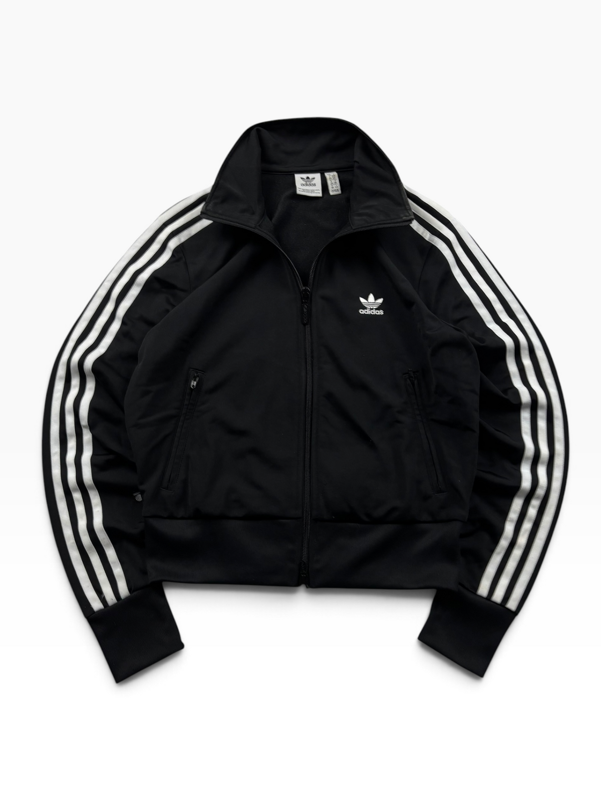 Adidas Originals Firebird Cropped Trainingsjacke Schwarz Weiß (XS)