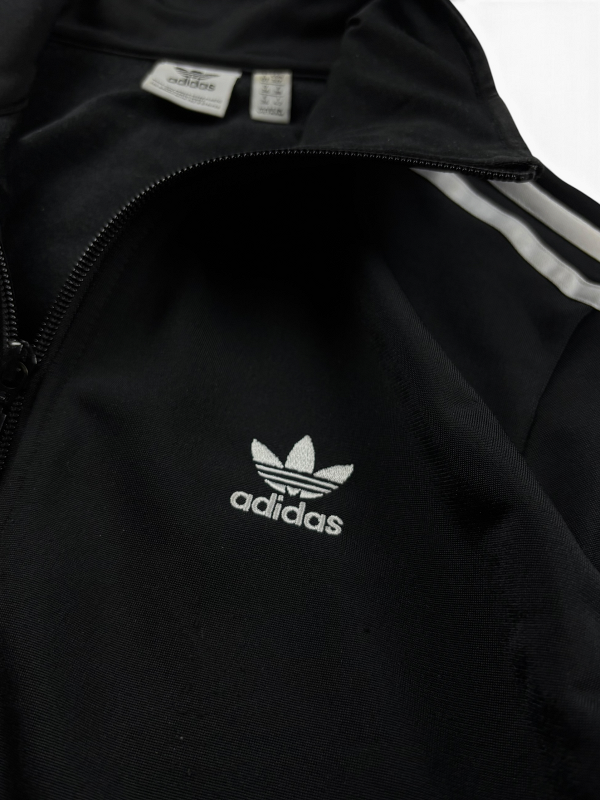 Adidas Originals Firebird Cropped Trainingsjacke Schwarz Weiß (XS)