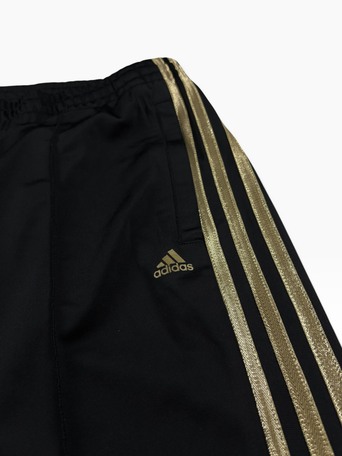 Adidas Trackpants Schwarz Gold (S)