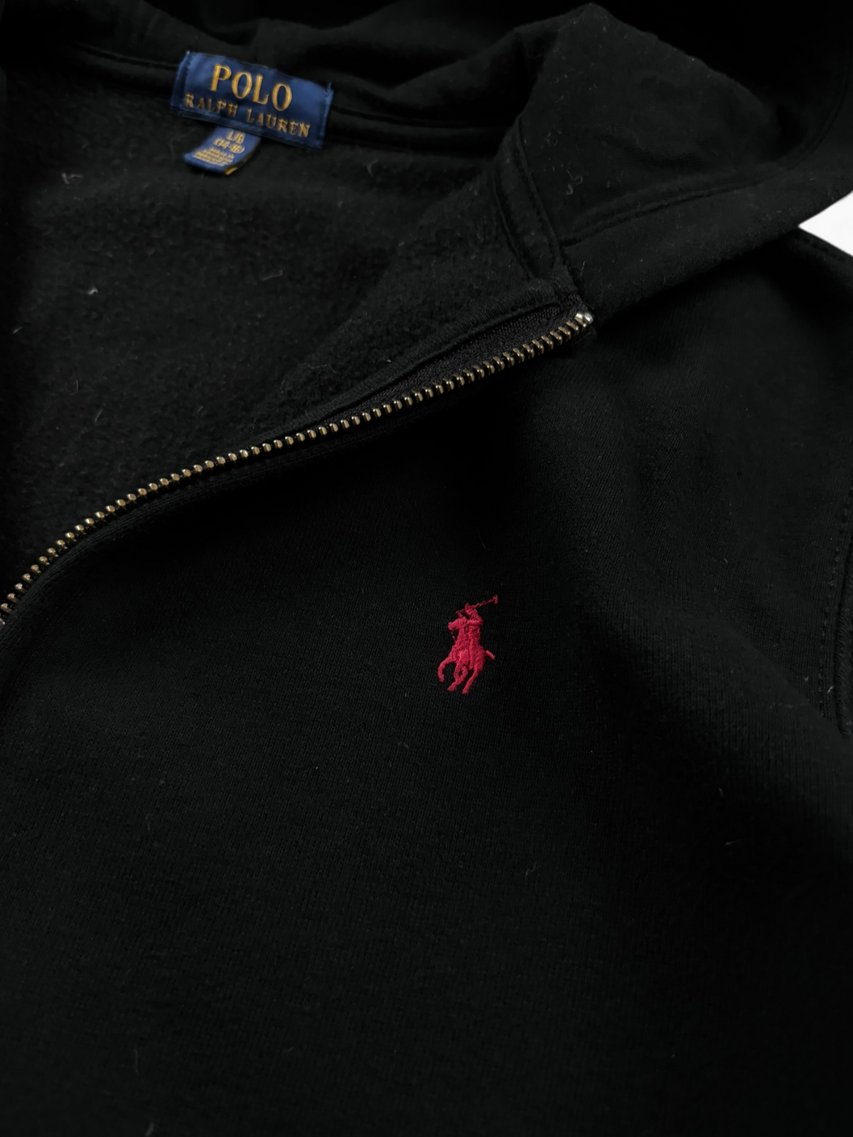 Ralph Lauren Polo Zip Jacke Schwarz (XS)