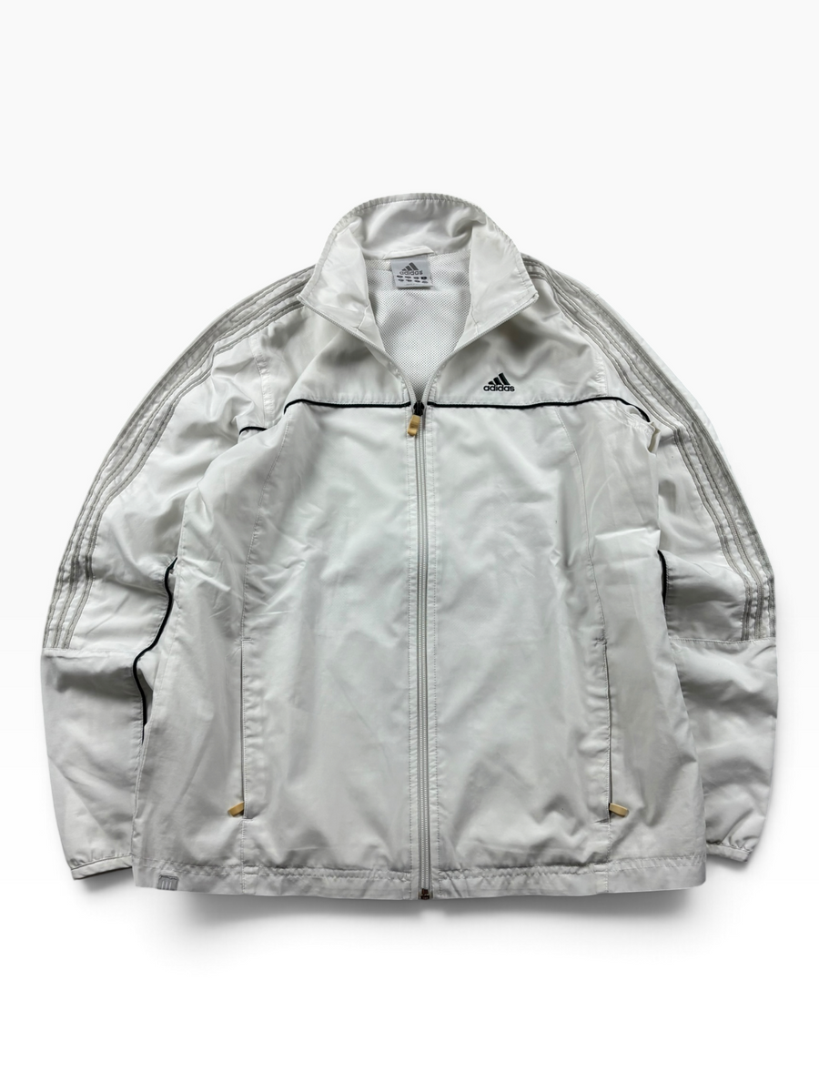Adidas Trainingsjacke Weiß Schwarz (S)