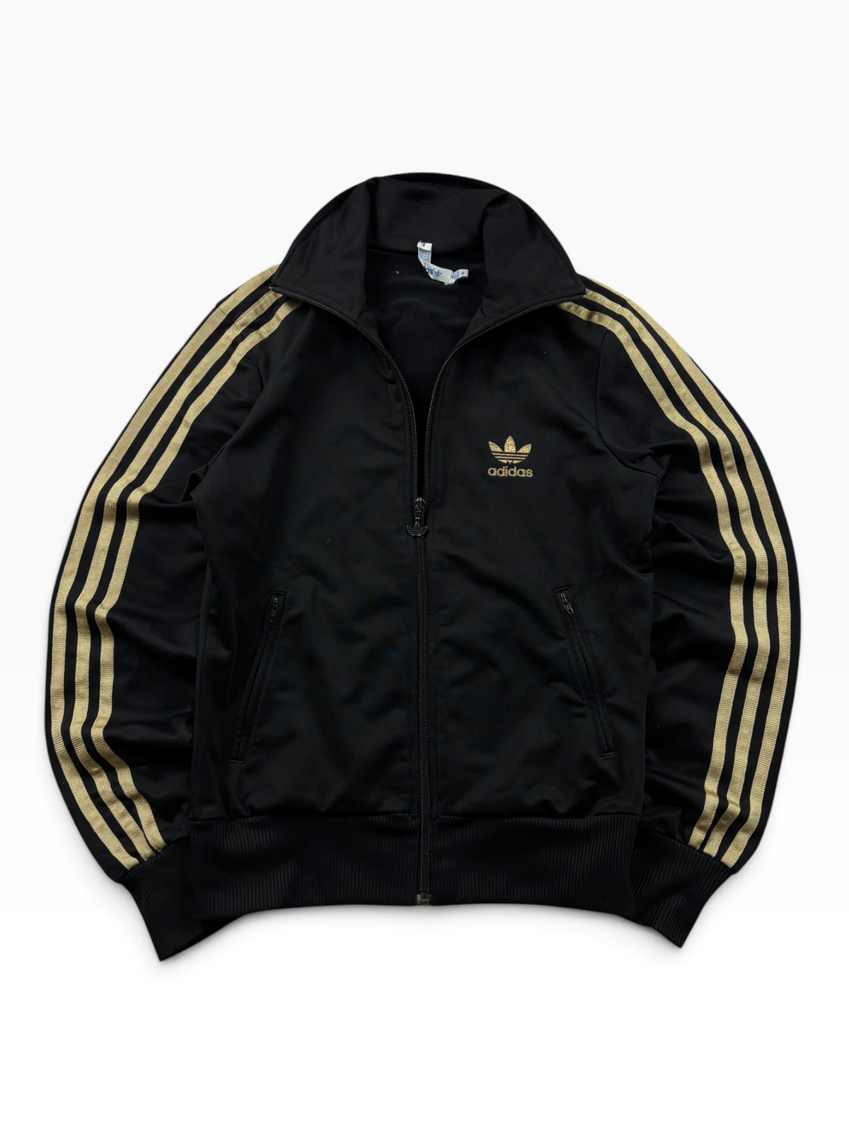 Adidas Originals Firebird Trainingsjacke Schwarz Gold (XS)
