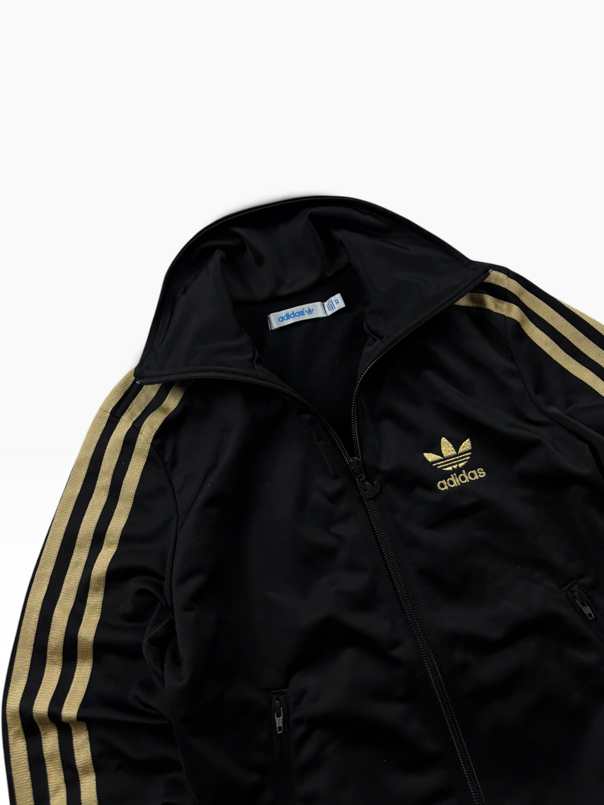 Adidas Originals Firebird Trainingsjacke Schwarz Gold (XXS)