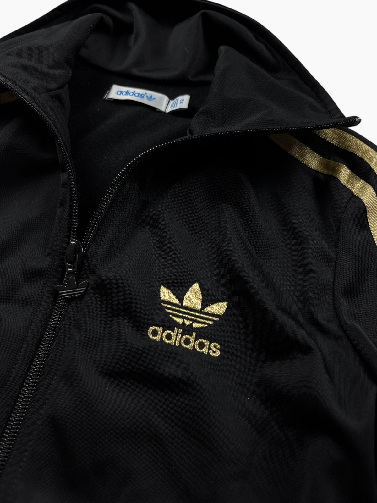 Adidas Originals Firebird Trainingsjacke Schwarz Gold (XXS)