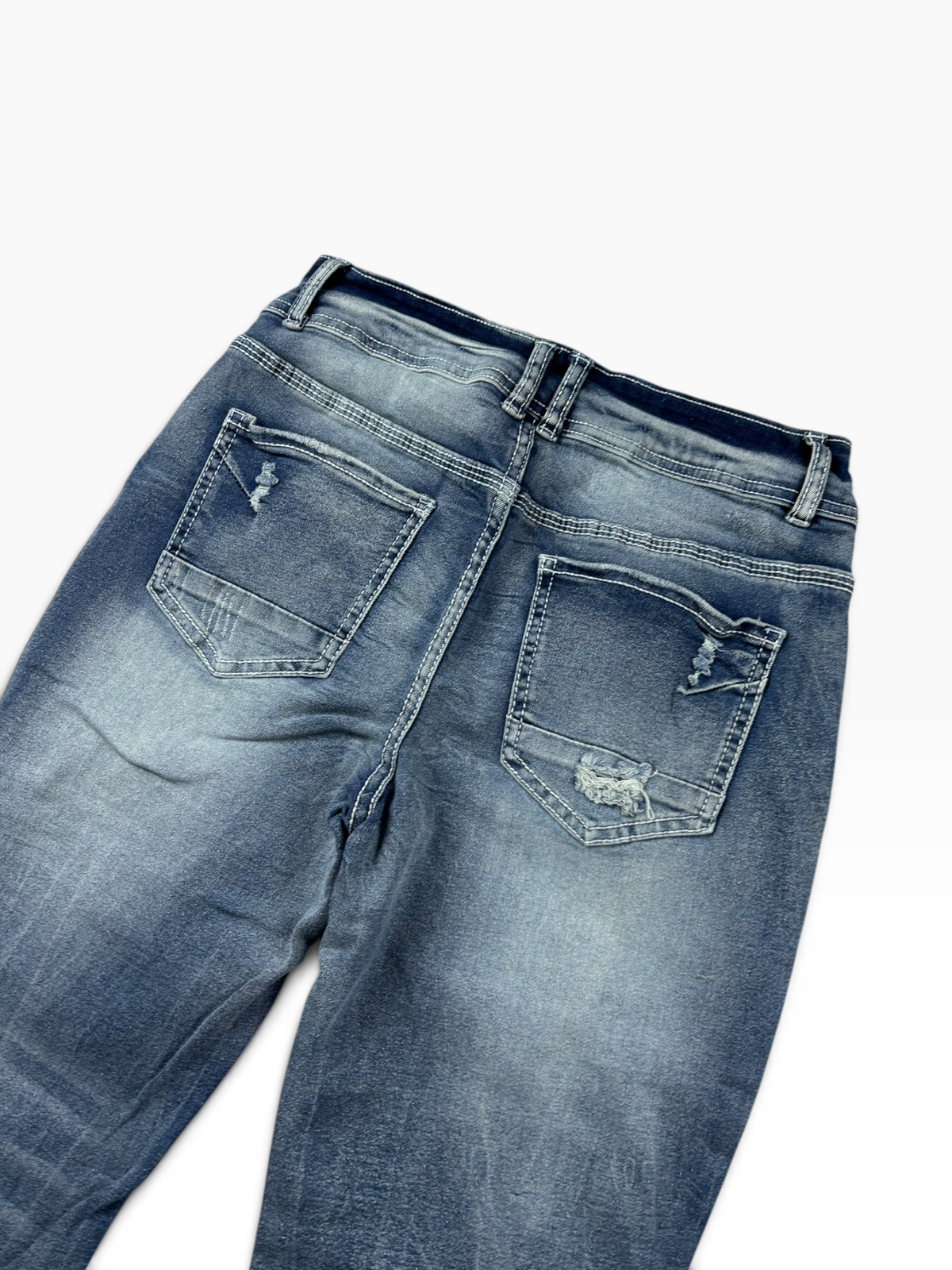 Vintage Y2K Damen Bootcut Jeans Mid Wash (XS)