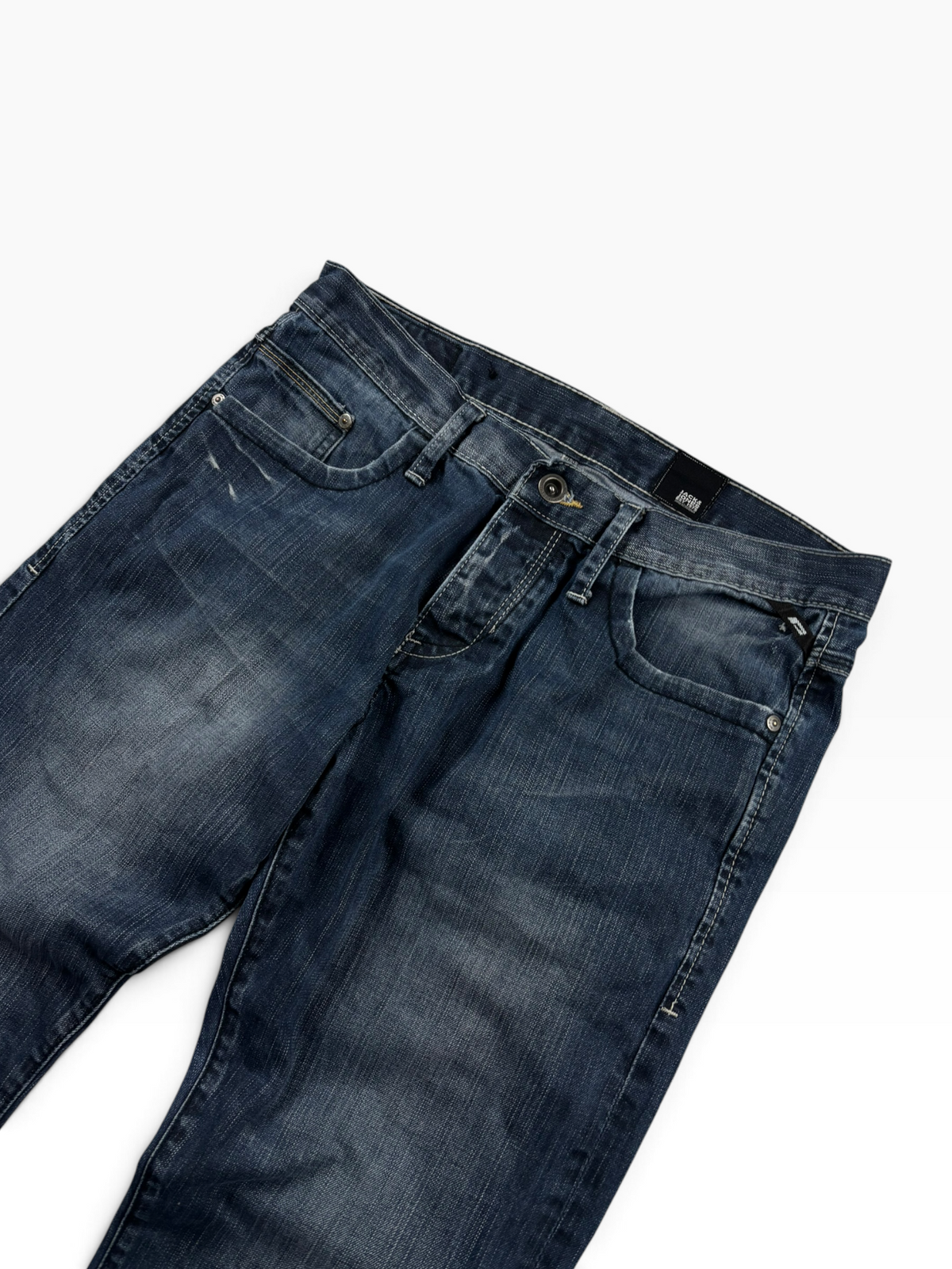 Vintage Y2K Straight Jeans Dark Wash (S)