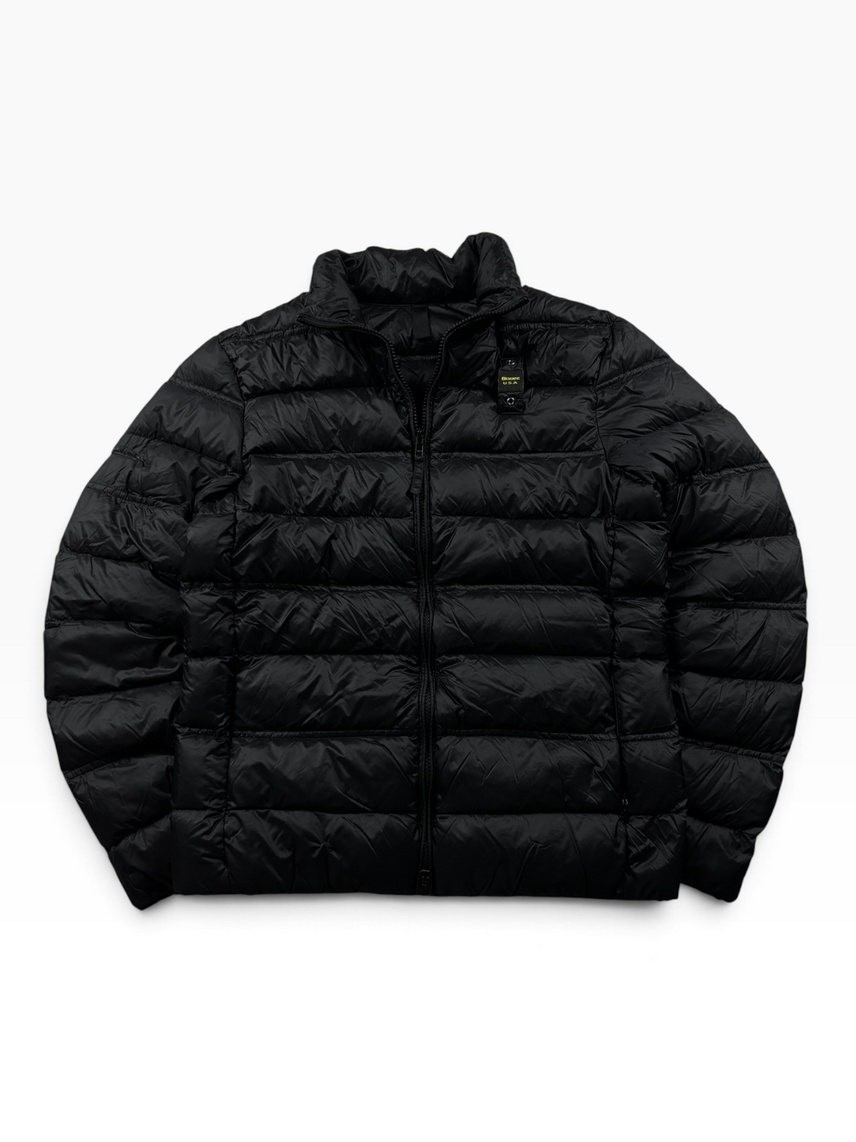 Blauer USA Puffer Jacke Schwarz (XS/S)