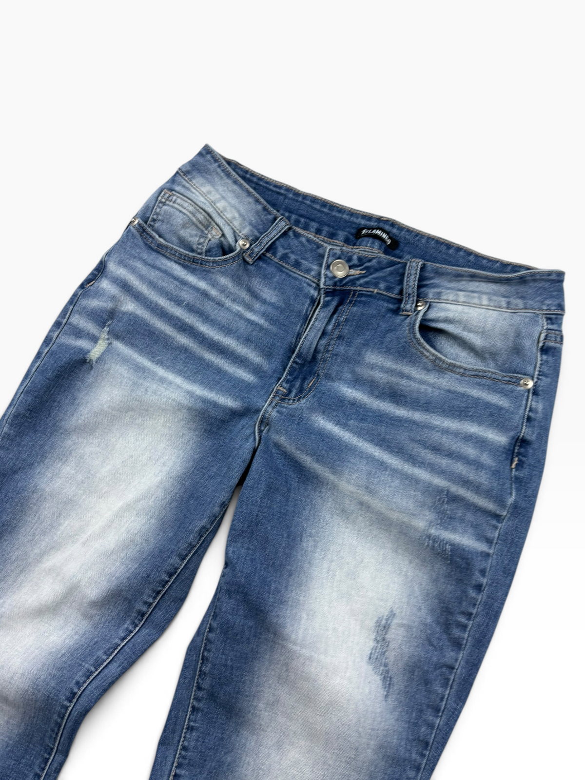 Vintage Y2K Damen Bootcut Jeans Light Wash (S)