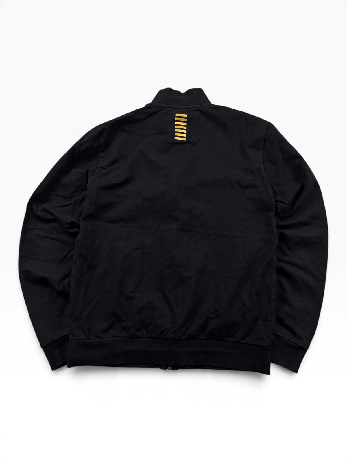 EA7 Emporio Armani Zip Jacke Schwarz Gold (S)