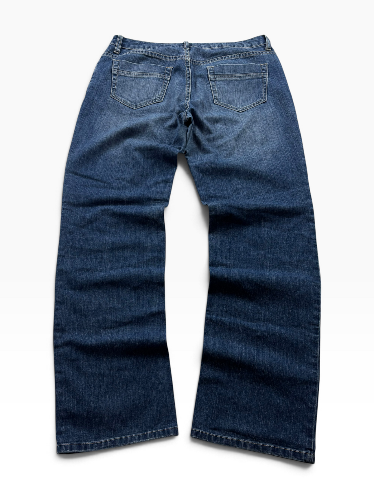 Vintage Y2K Straight Jeans Mid Wash (S/M)