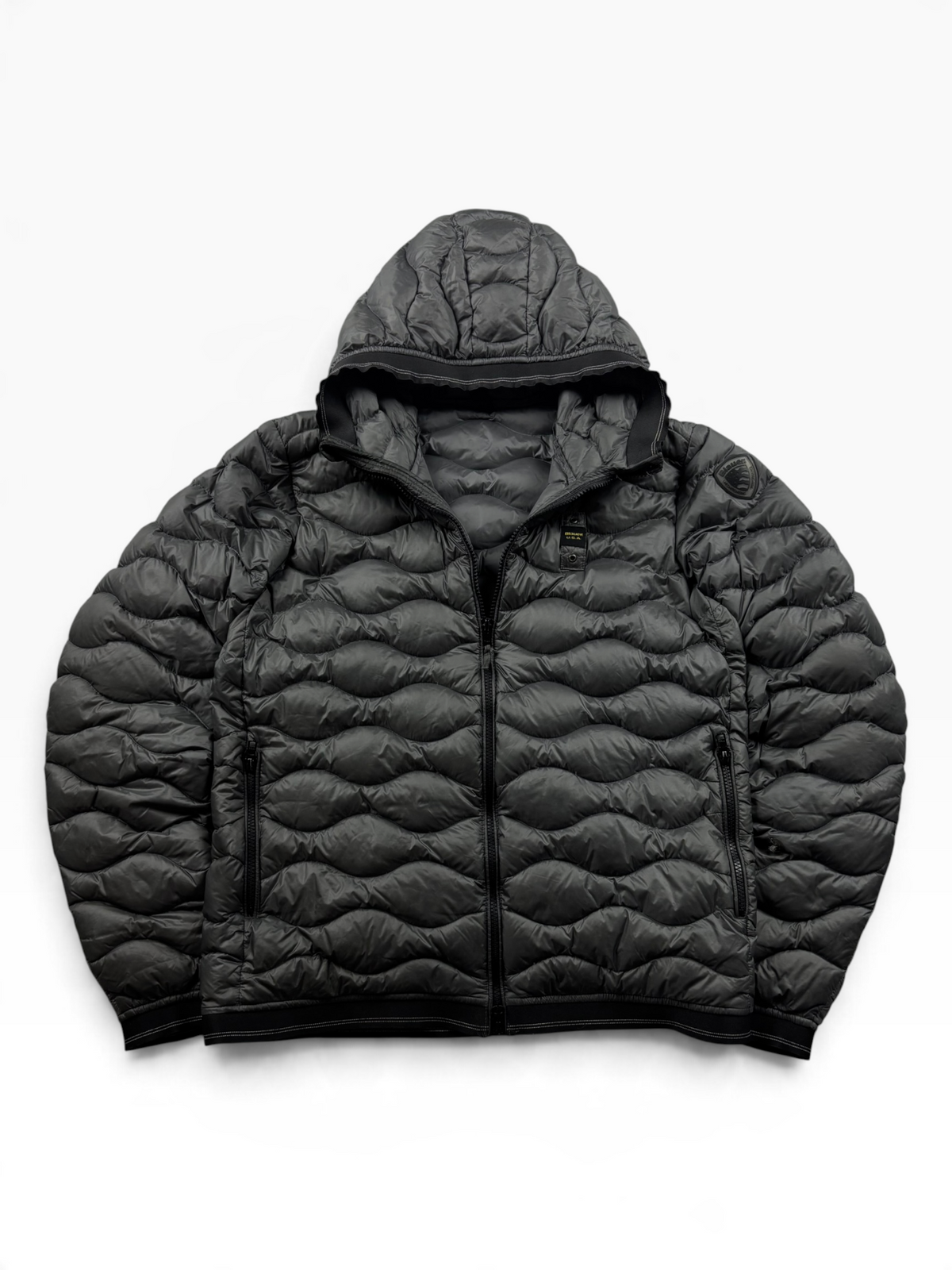 Blauer USA Puffer Jacke Grau (S)